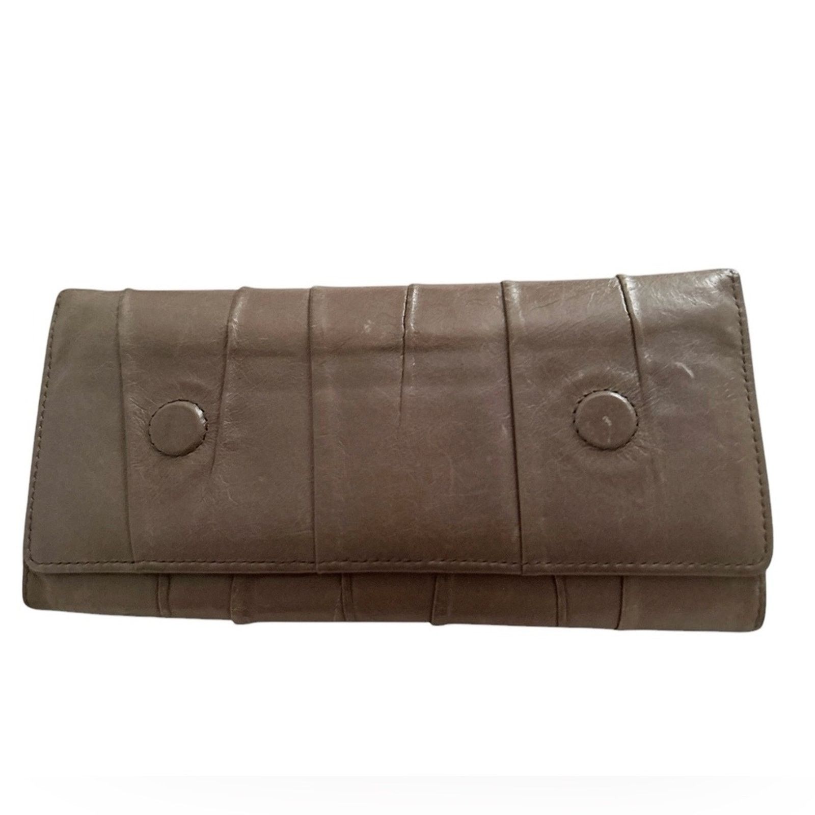 Hobo Hobo International Brown Leather Long Wallet Size ONE SIZE - 2 Thumbnail
