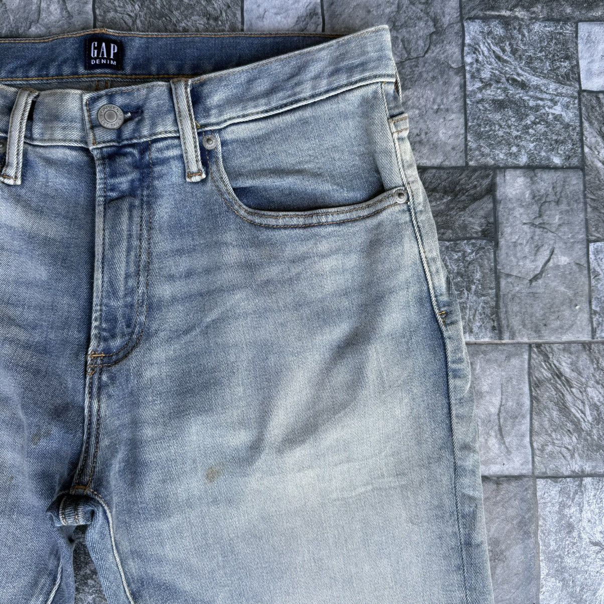 Gap Vintage Gap Slim fit Faded Mud wash Denim Jean Pants Size US 31 - 6 Thumbnail