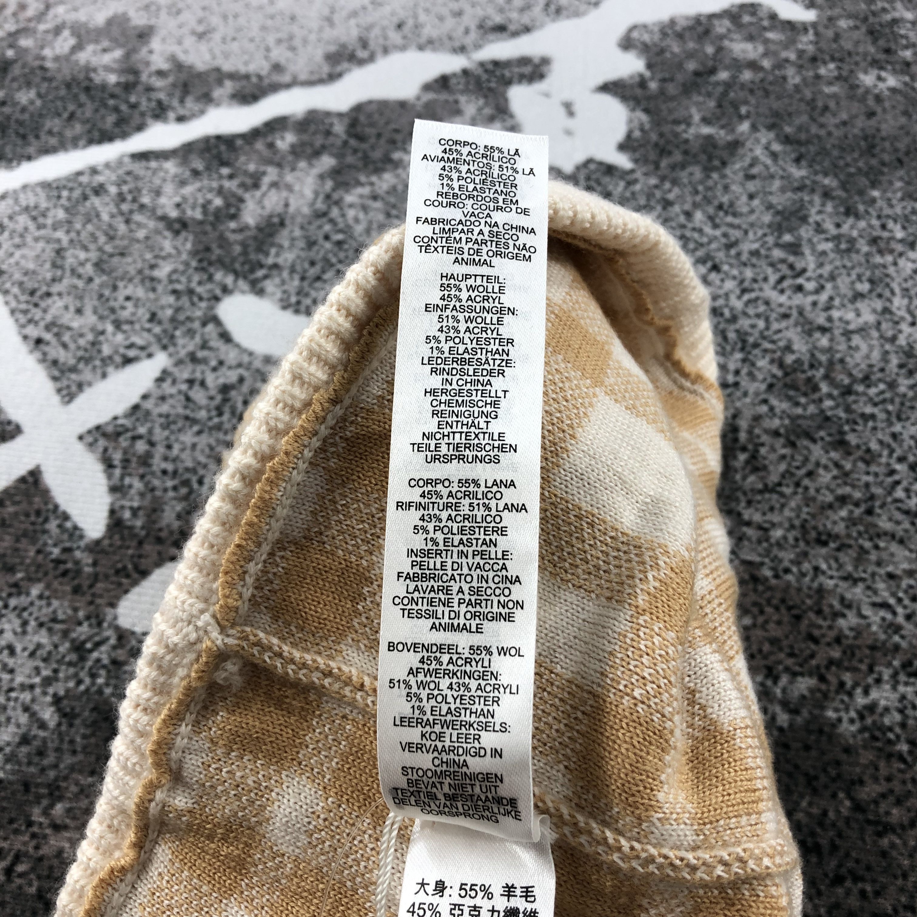 Coach Coach Gingham Wool Bobble Beanie Snowcap Snow Hat B03 Size ONE SIZE - 4 Thumbnail