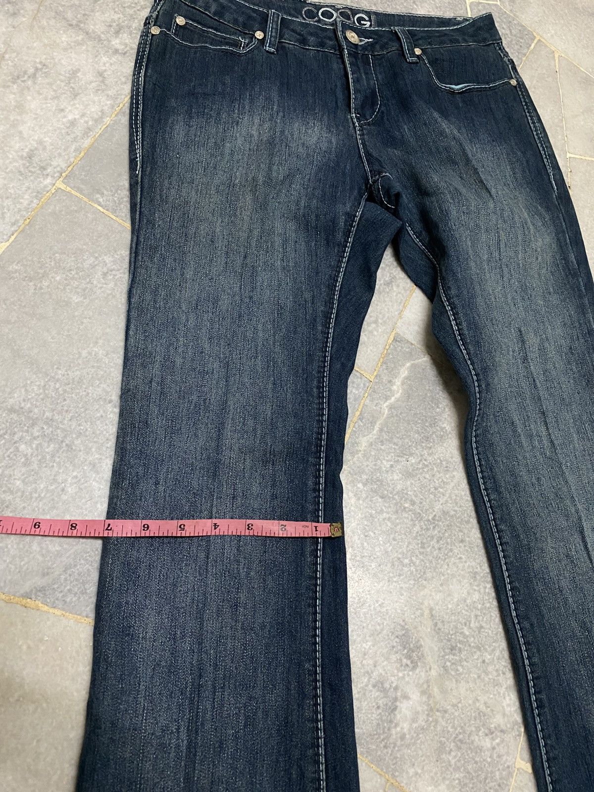 Coogi Vintage COOGI Embroidered Logo Denim Jeans - Y2K Flare Size 30" / US 8 / IT 44 - 19 Thumbnail