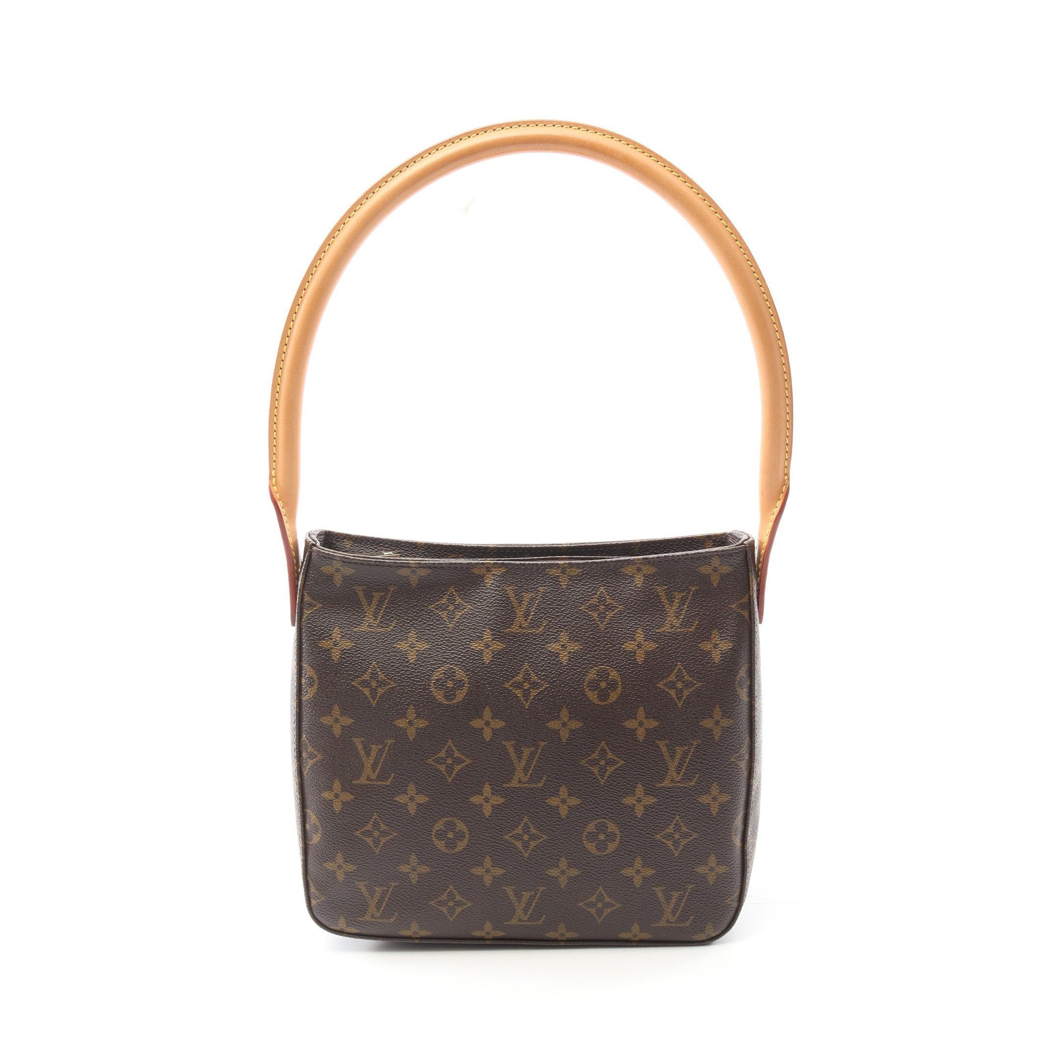 Louis Vuitton Louis Vuitton Looping Mm Monogram Shoulder Bag Leather Brown Size ONE SIZE - 1 Thumbnail