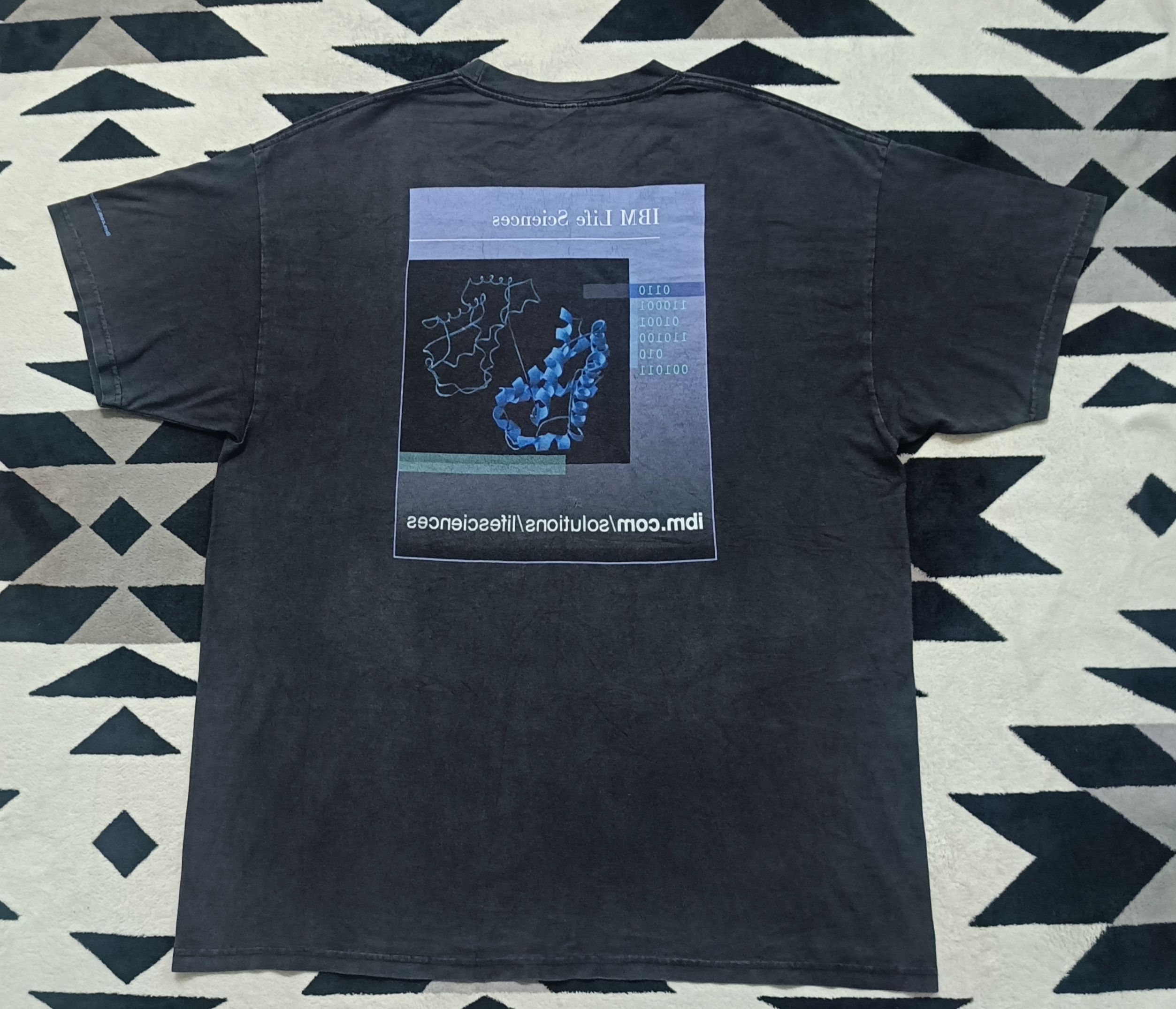Vintage 🔥🔥 Rare 90s Vintage Ibm Life Science Tee Size US XL / EU 56 / 4 - 4 Thumbnail