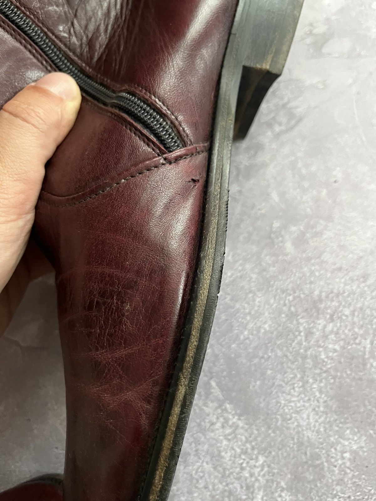 Bally Vintage Bally Lauro 2 Leather Fur Lined Boots Size 43 Size US 10 / EU 43 - 9 Thumbnail