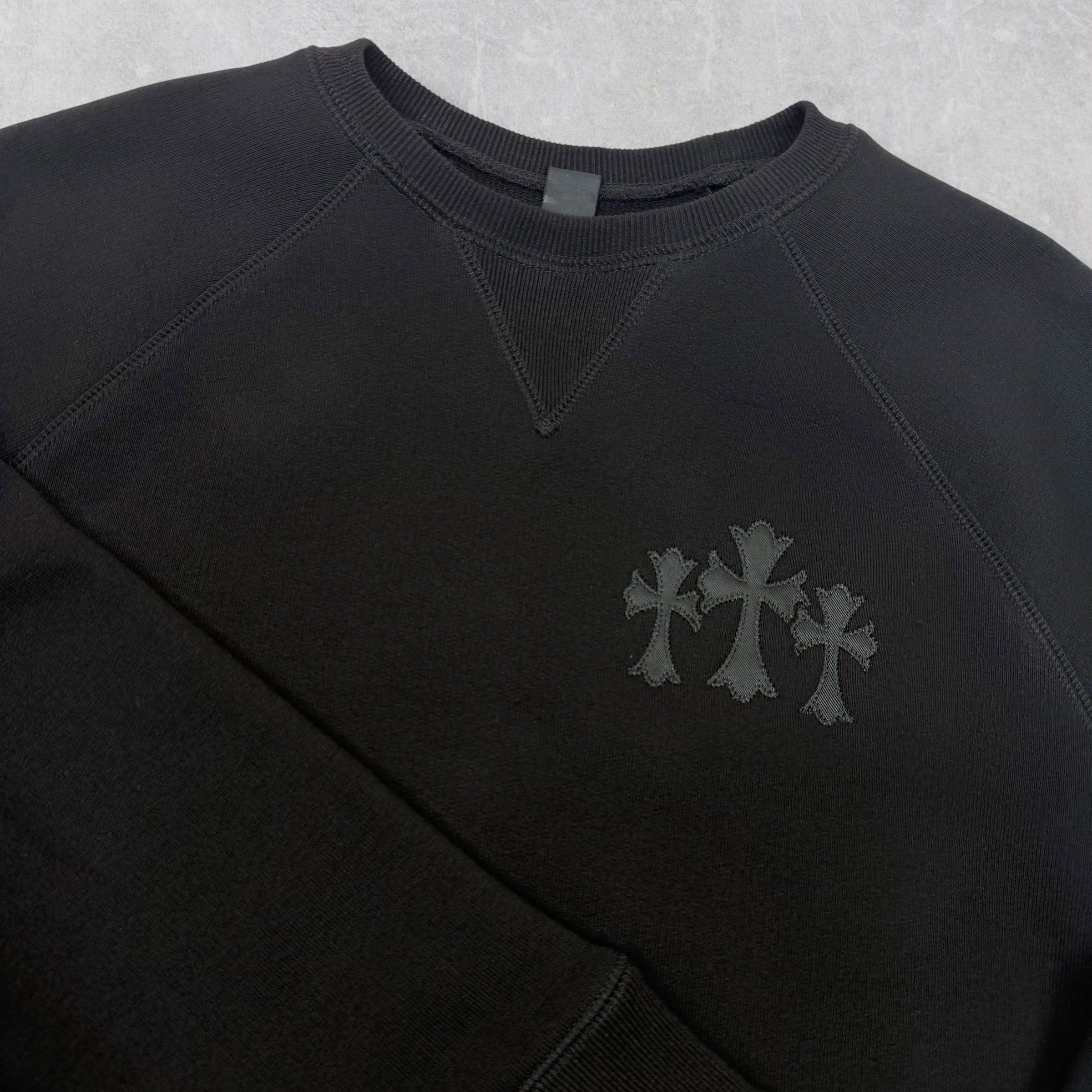 Chrome Hearts Chrome Hearts 711 Cemetery Cross Crewneck M Size US M / EU 48-50 / 2 - 4 Thumbnail