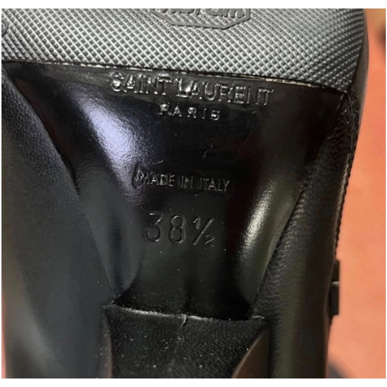 Saint Laurent Paris Elegant Saint Laurent Niki Leather Wedge Boots - Size 38.5 Size US 7.5 / IT 37.5 - 6 Thumbnail
