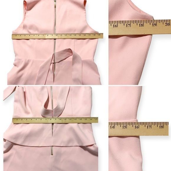 Ted Baker Ted Baker Reinah Sleeveless Tiered Pink Mini Dress Size 4(L) Size L / US 10 / IT 46 - 11 Thumbnail