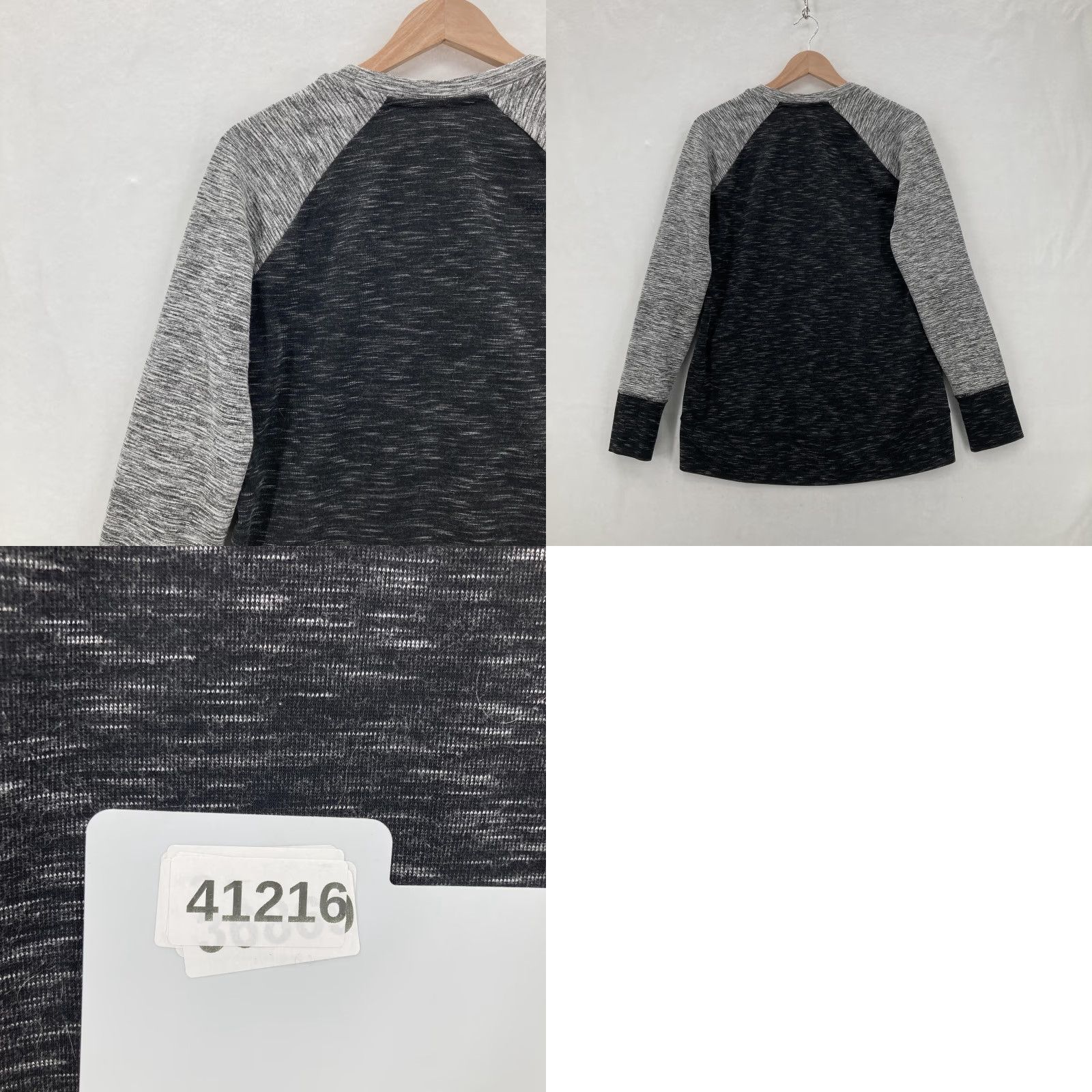 Athleta Athleta Sweatshirt Womens Medium Heathered Raglan Tunic Side Zip Pullover Gray Size M / US 6-8 / IT 42-44 - 9 Thumbnail