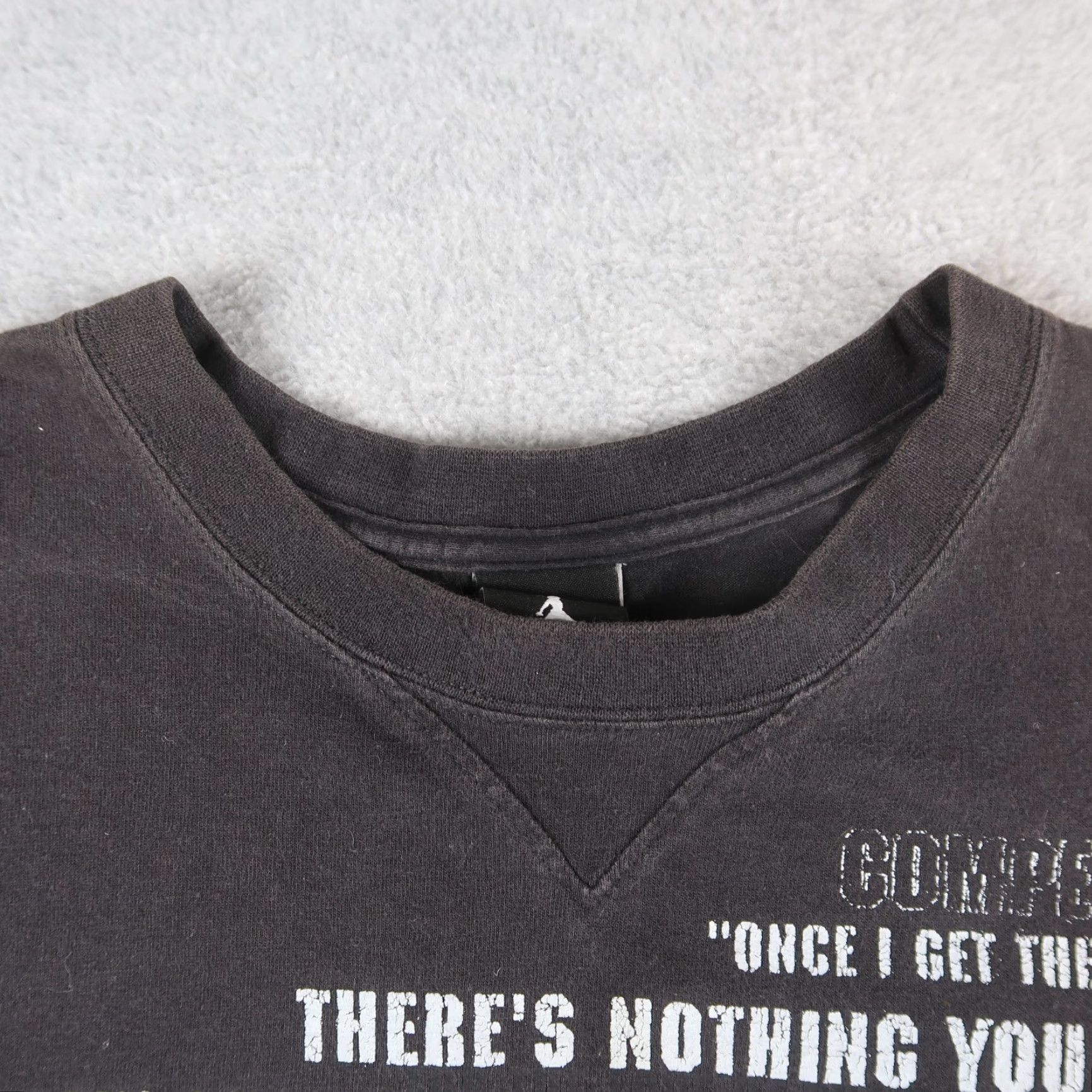 Jordan Brand VINTAGE Jordan T Shirt Mens XL Dominate Love of the Game Jumpman 23 Black Cotton Size US XL / EU 56 / 4 - 5 Thumbnail
