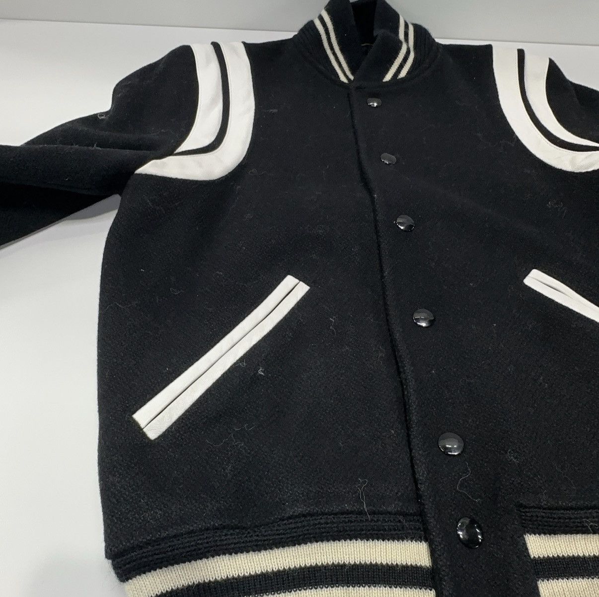 Saint Laurent Paris Saint Laurent Teddy Varsity Jacket Size XS / US 0-2 / IT 36-38 - 7 Thumbnail