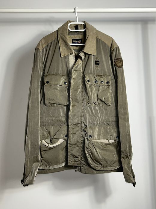 Vintage Blauer USA Multipocket Neylon Metal Jacket | Grailed