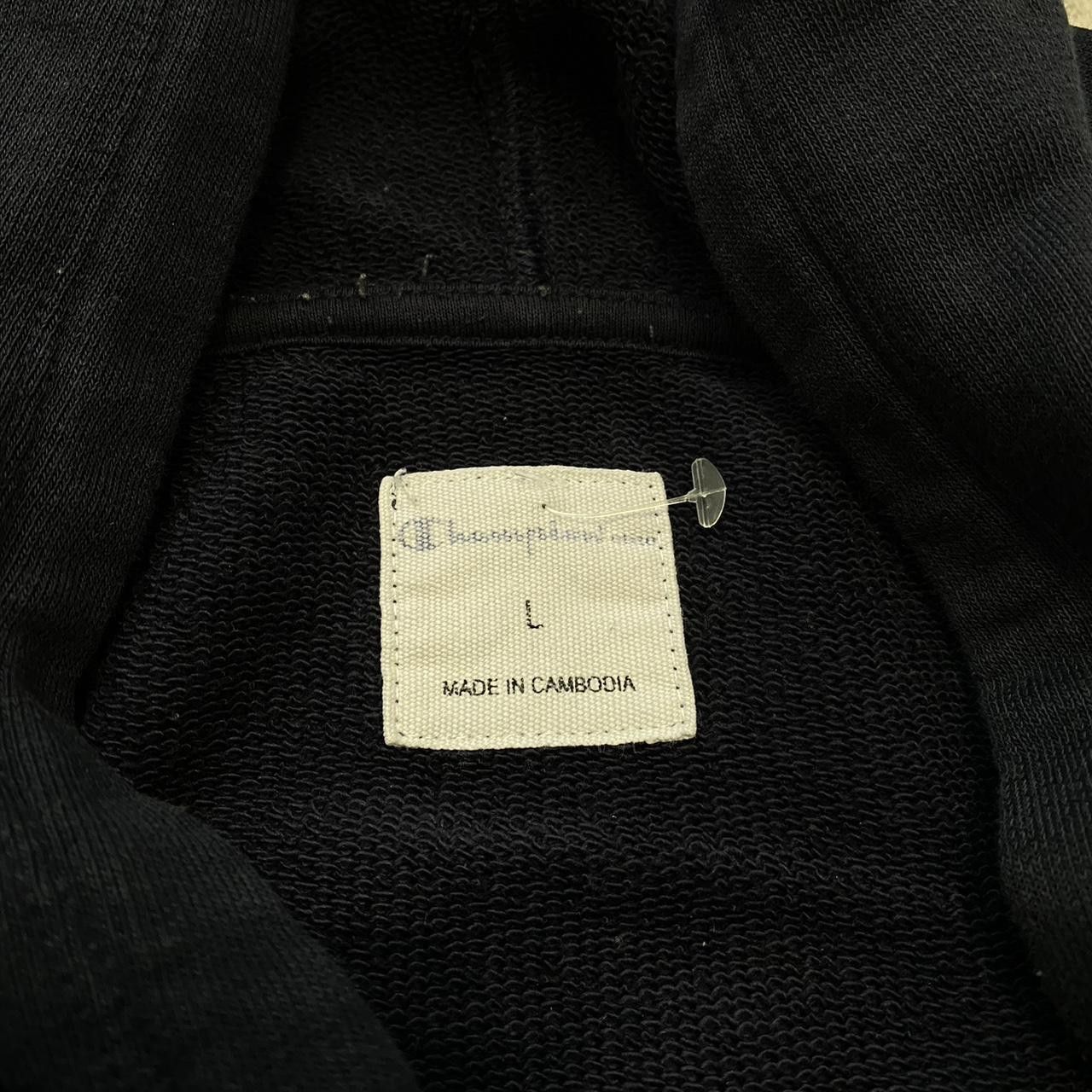 Champion Navy Champion hoodie with Streetwear rap hip hop vintage y2k Size US L / EU 52-54 / 3 - 5 Thumbnail