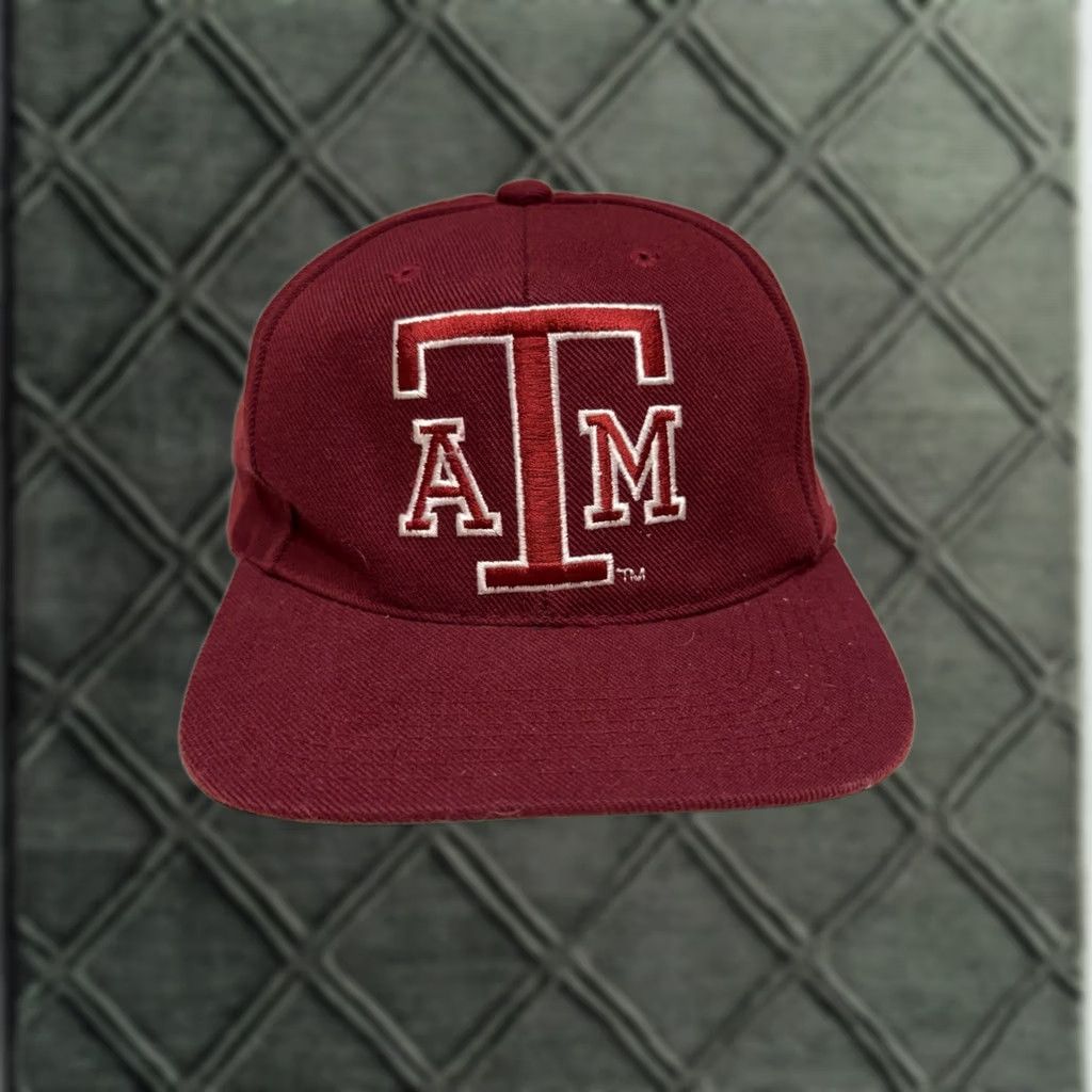 Sports Specialties VINTAGE Sports Specialties Snapback Texas A&M Aggies OSFA Red College Mens Hats Size ONE SIZE - 1 Thumbnail