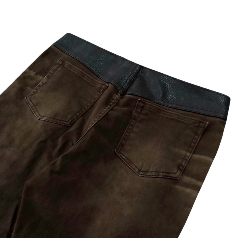 Issey Miyake Sunao Kuwahara Flare Suede Velved Pants By Issey Miyake Size US 30 / EU 46 - 4 Thumbnail