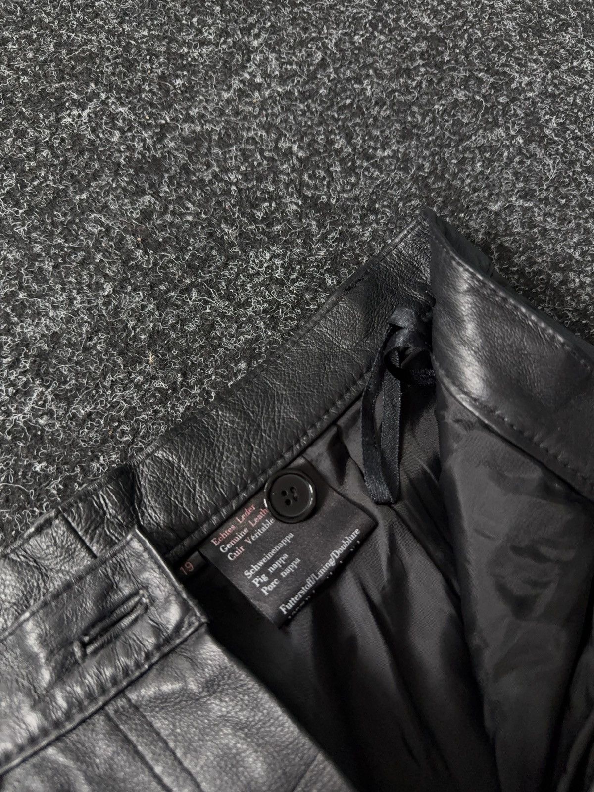Japanese Brand × Leather Opium 90s Racing Moto Leather pants Avant Garde Y2K Gothic Size 27" / US 4 / IT 40 - 7 Thumbnail