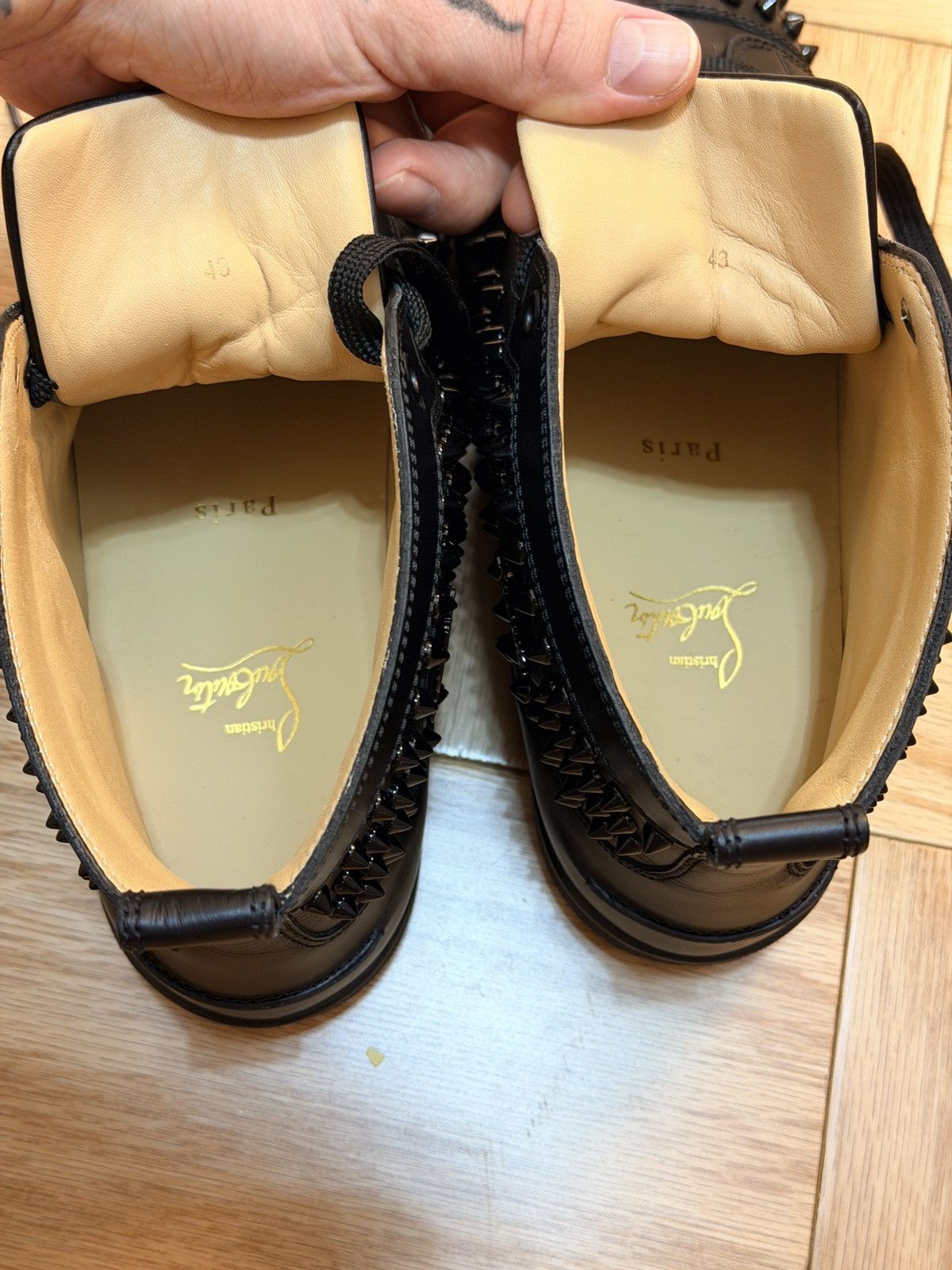 Christian Louboutin Christian Louboutin Hi Top Spike Sneakers Size US 10 / EU 43 - 11 Thumbnail