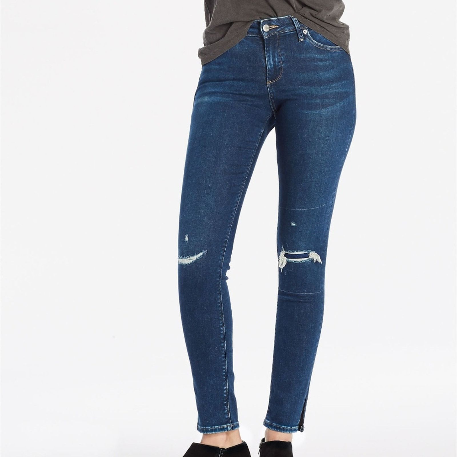 Lucky Brand Lucky Brand Distressed Lolita Skinny Jeans Size 24" / US 00 / IT 34 - 4 Thumbnail