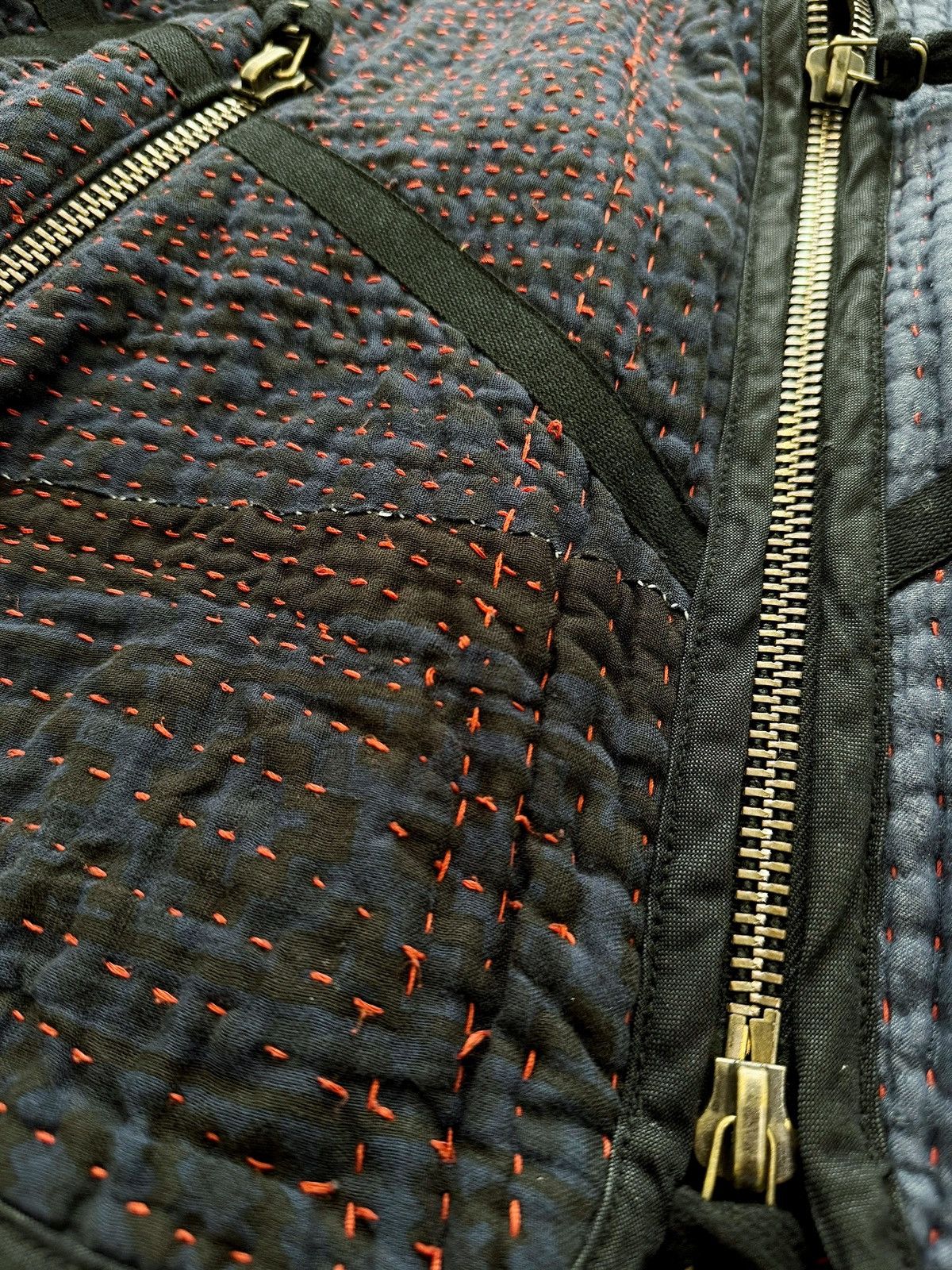 Greg Lauren 1/1 Sample Kantha Boro Modern Flight Jacket Size US L / EU 52-54 / 3 - 11 Thumbnail