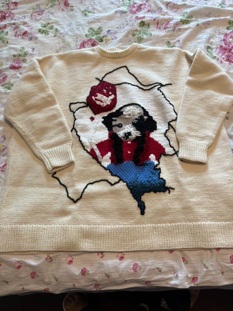 Loewe LOEWE Puppy pattern sweater Size M / US 6-8 / IT 42-44 - 2 Thumbnail