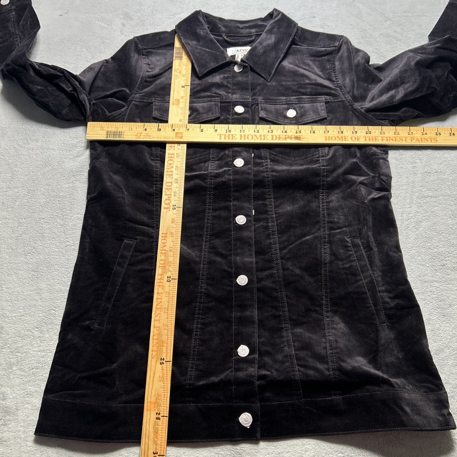 Denim & Co. Soft shell Jacket Womens Medium Chore Western VTG Farm Barn Size M / US 6-8 / IT 42-44 - 8 Thumbnail