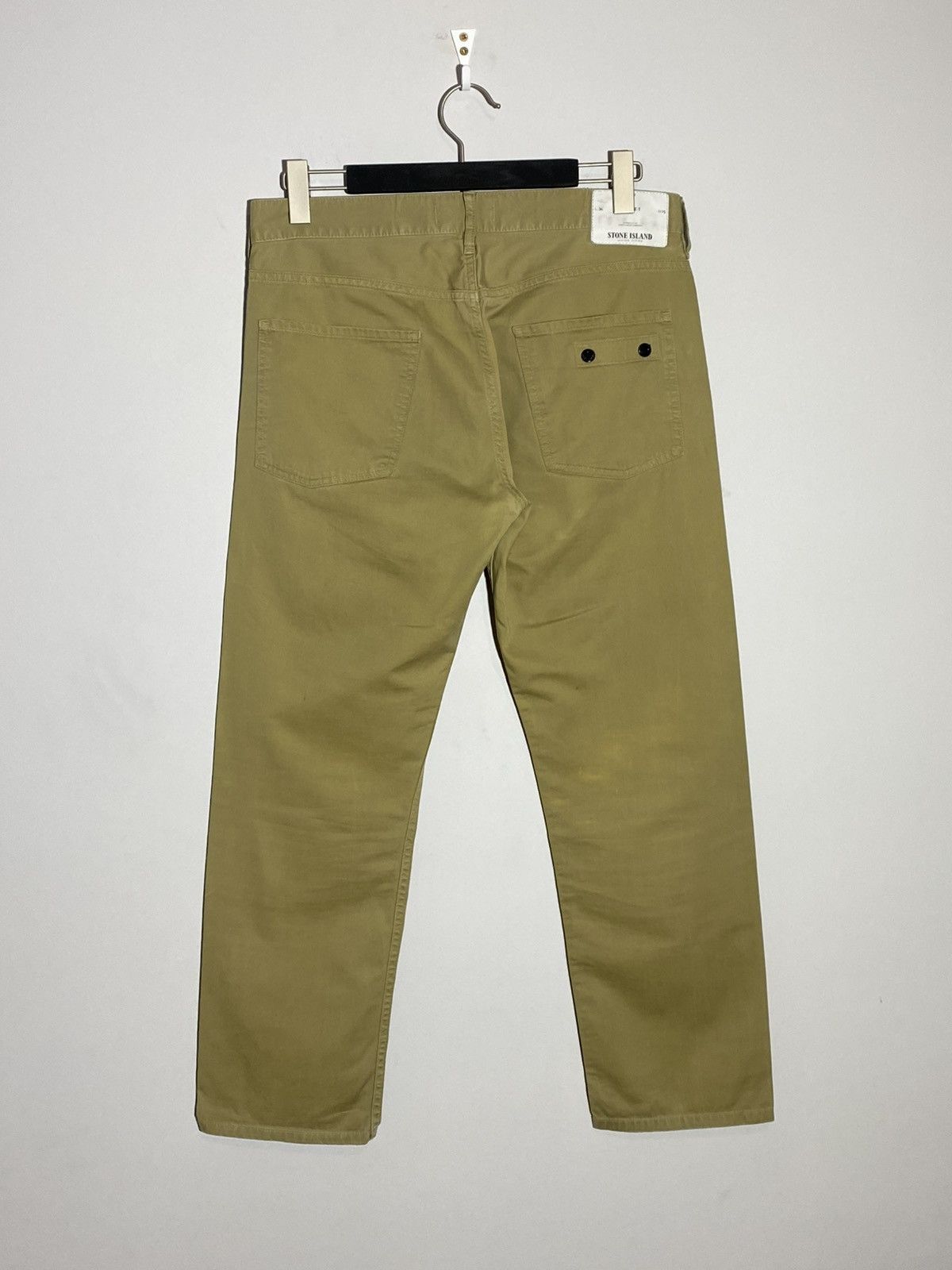 Stone Island Vintage Stone Island Pants Beige Luxury Pants 32x34 Size US 32 / EU 48 - 1 Thumbnail