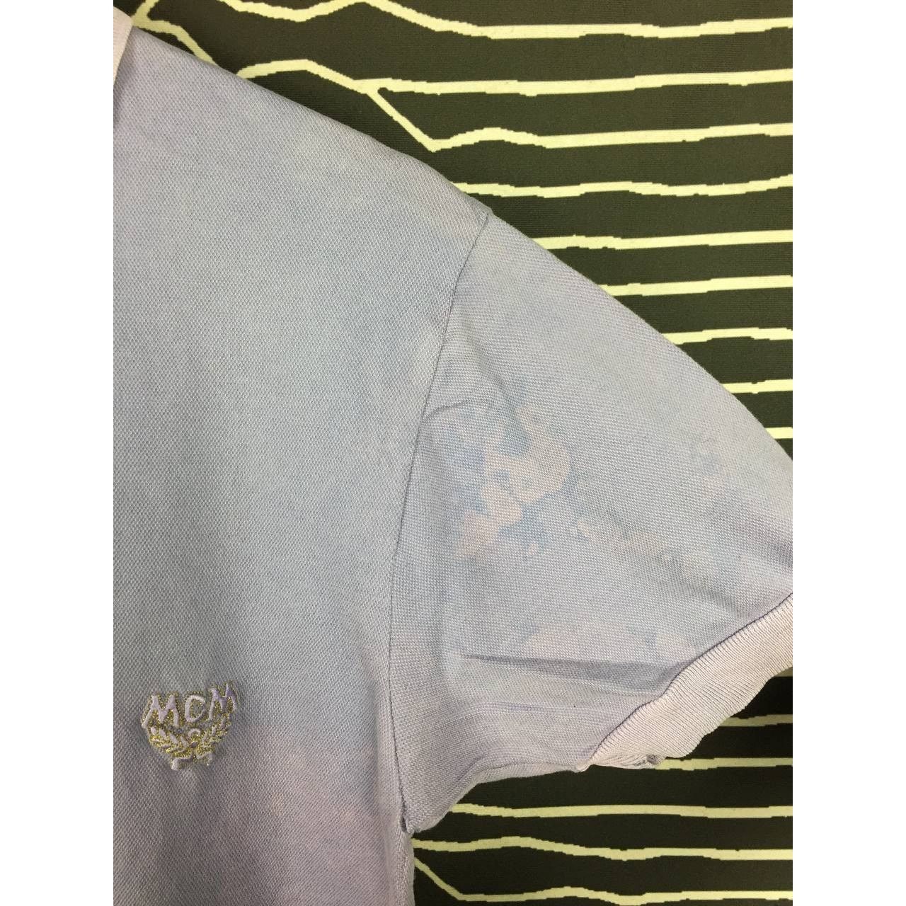 MCM × Vintage Vtg MCM Modern Creation Munchen Made In Italy Polo Tee Size US M / EU 48-50 / 2 - 6 Thumbnail
