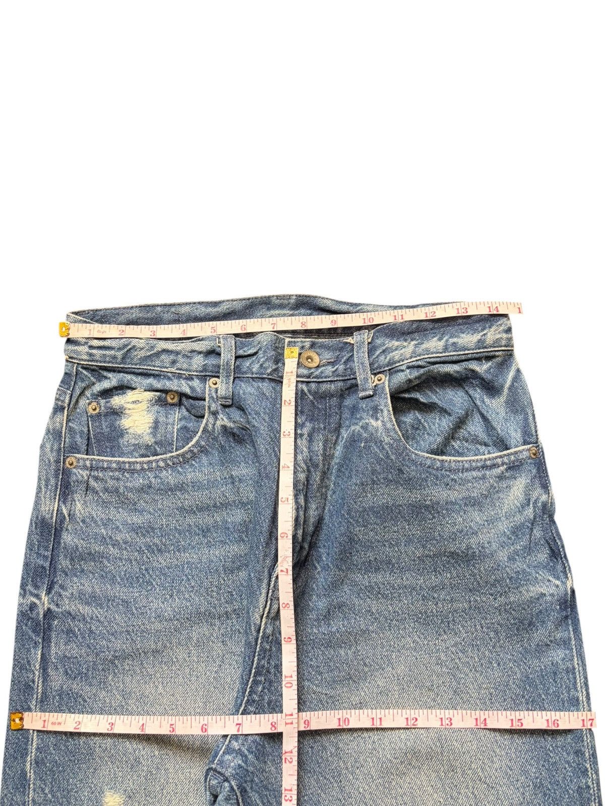 Acne Studios Vintage Japanese Brand Faded Wash Bootcut Distressed Jeans Size 29" - 6 Thumbnail