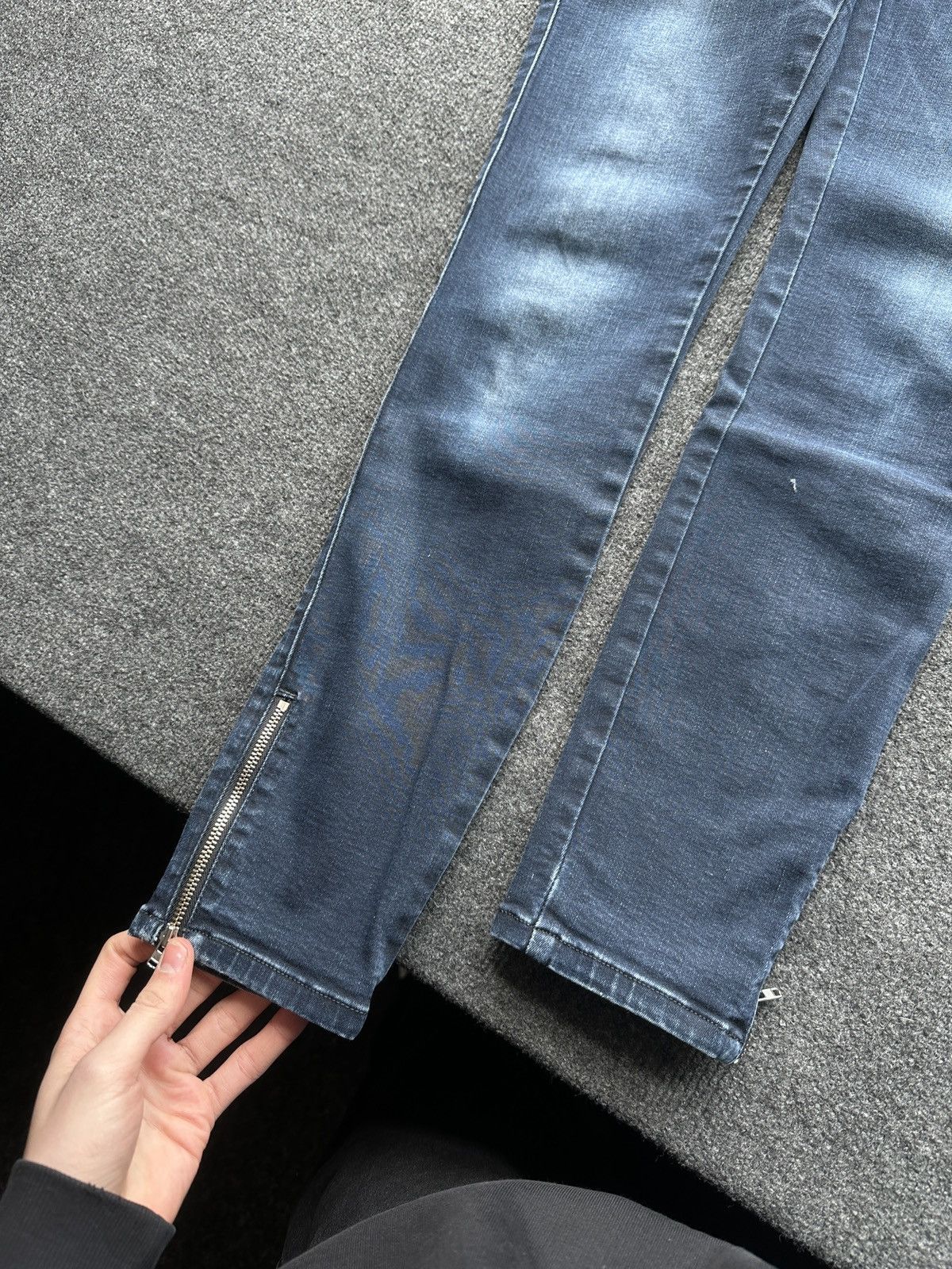 Diesel 🚨 DIESEL IFSIXWASNINE JEANS DENIM RARE Y2K FIT GOTHIC PUNK Size 29" - 3 Thumbnail