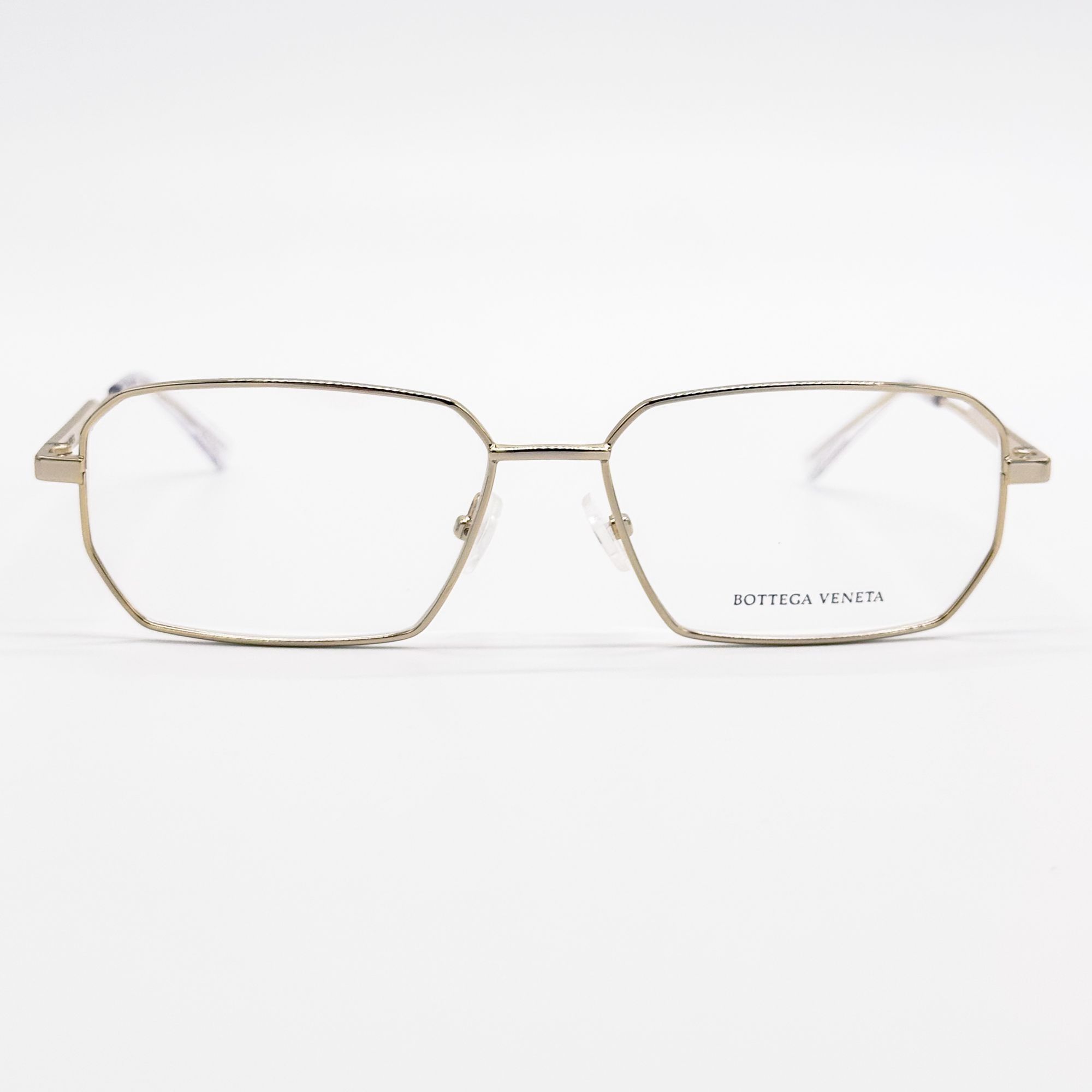 Bottega Veneta NEW BOTTEGA VENETA EYEGLASSES BV1073O 002 SQUARE GOLD UNISEX Size ONE SIZE - 3 Thumbnail