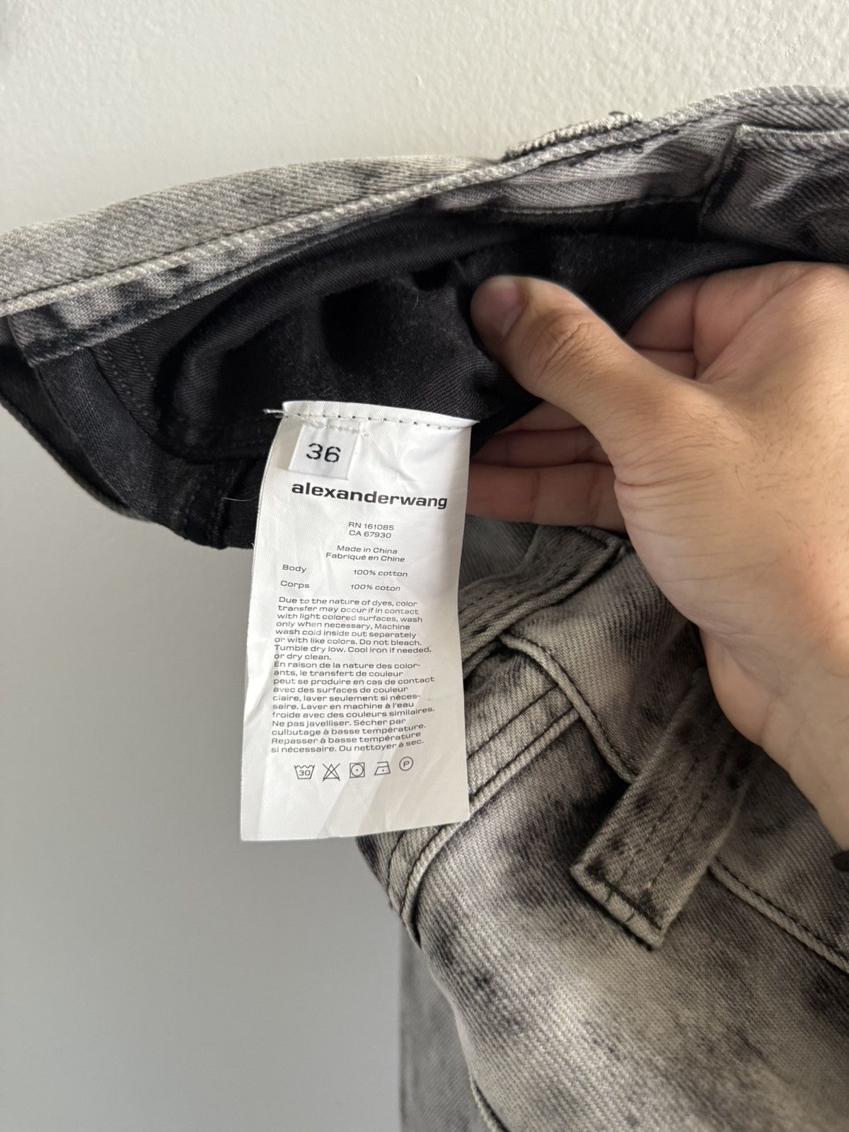 Alexander Wang Alexander Wang Leather Dye Denim Cargo Jean Pants Balenciaga Size US 36 / EU 52 - 25 Thumbnail