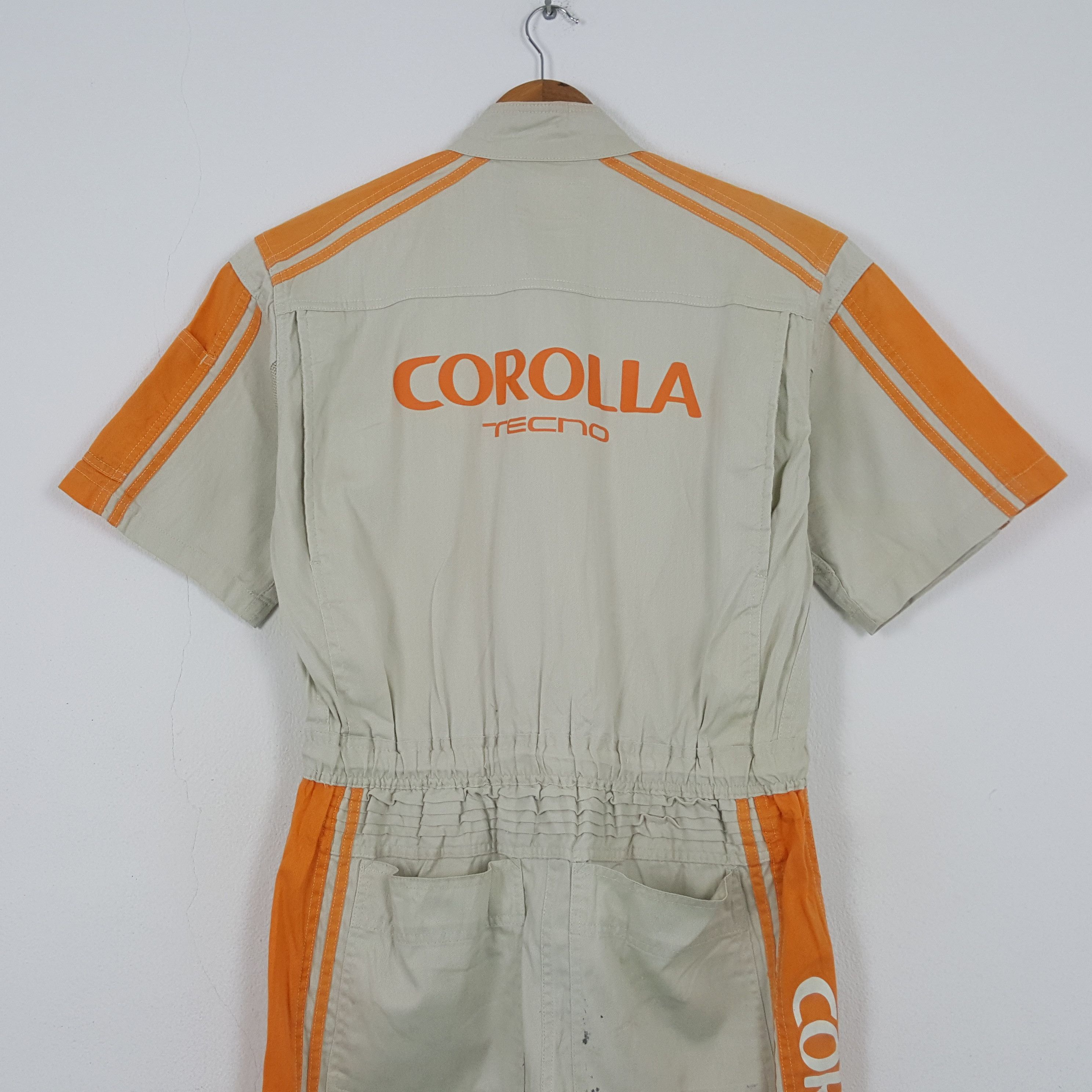 Formula 1 Vintage TOYOTA Corolla Tecno Racing Team Coverall Jacket RR9 Size US S / EU 44-46 / 1 - 2 Thumbnail