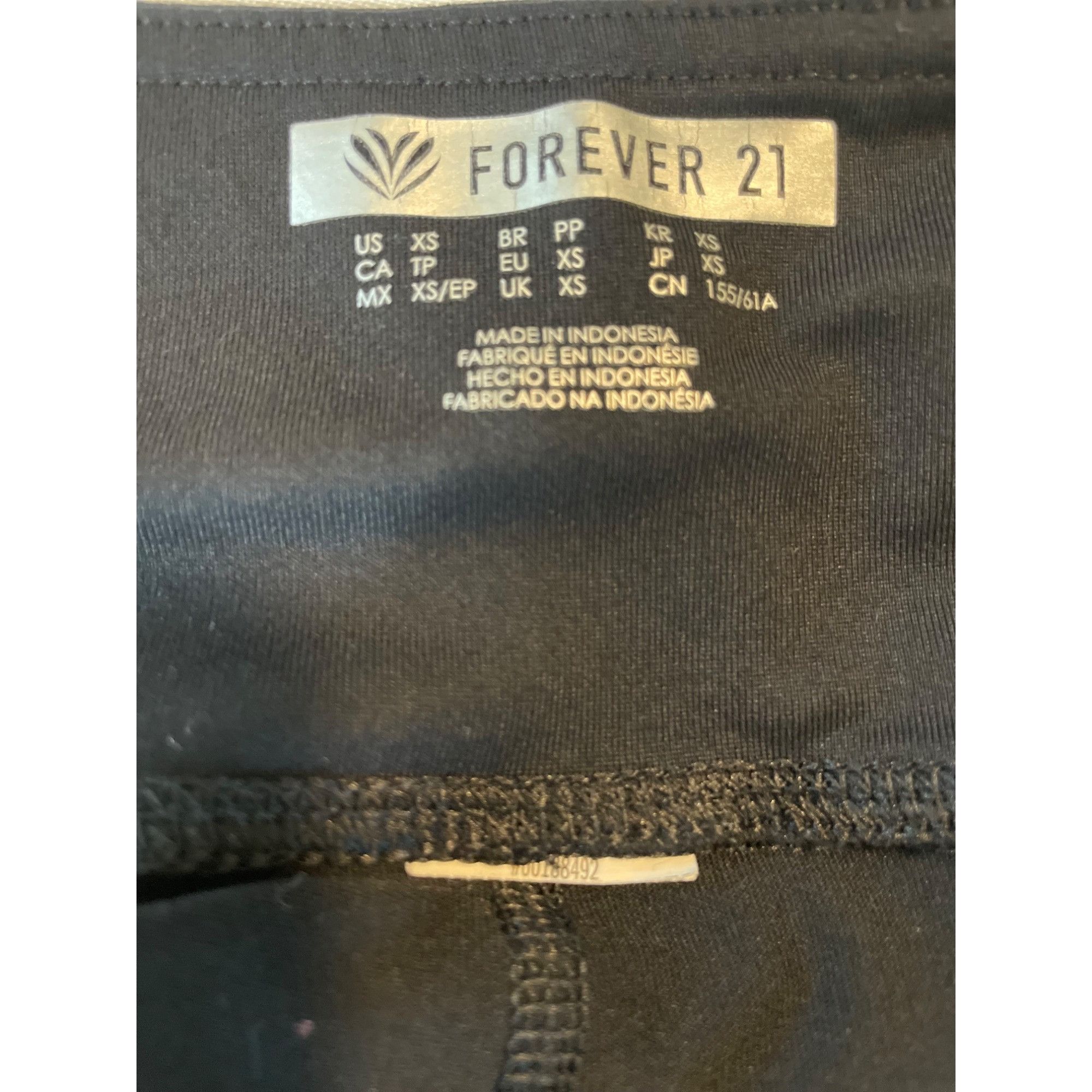 Forever 21 Forever 21 Black Mesh Detail Leggings XS Size 24" / US 00 / IT 34 - 5 Thumbnail