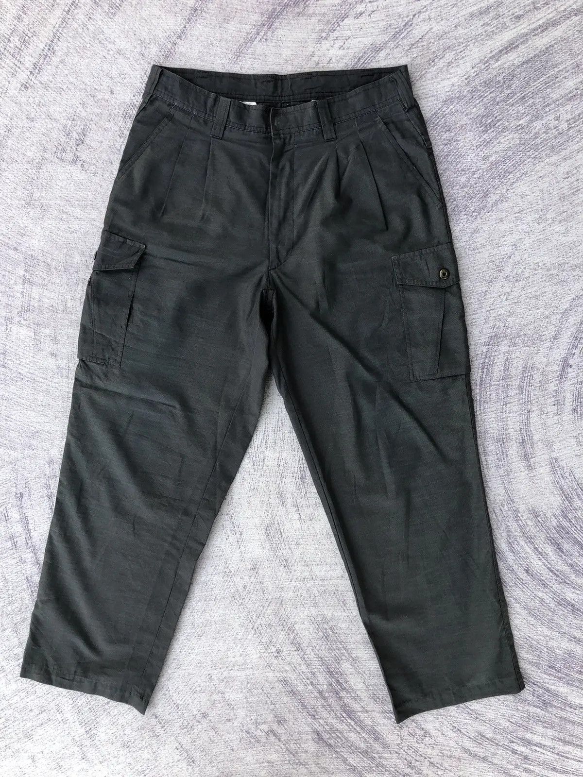 Japanese Brand VUJA DE Otis Silicone-Impregnated Trousers in Pearl