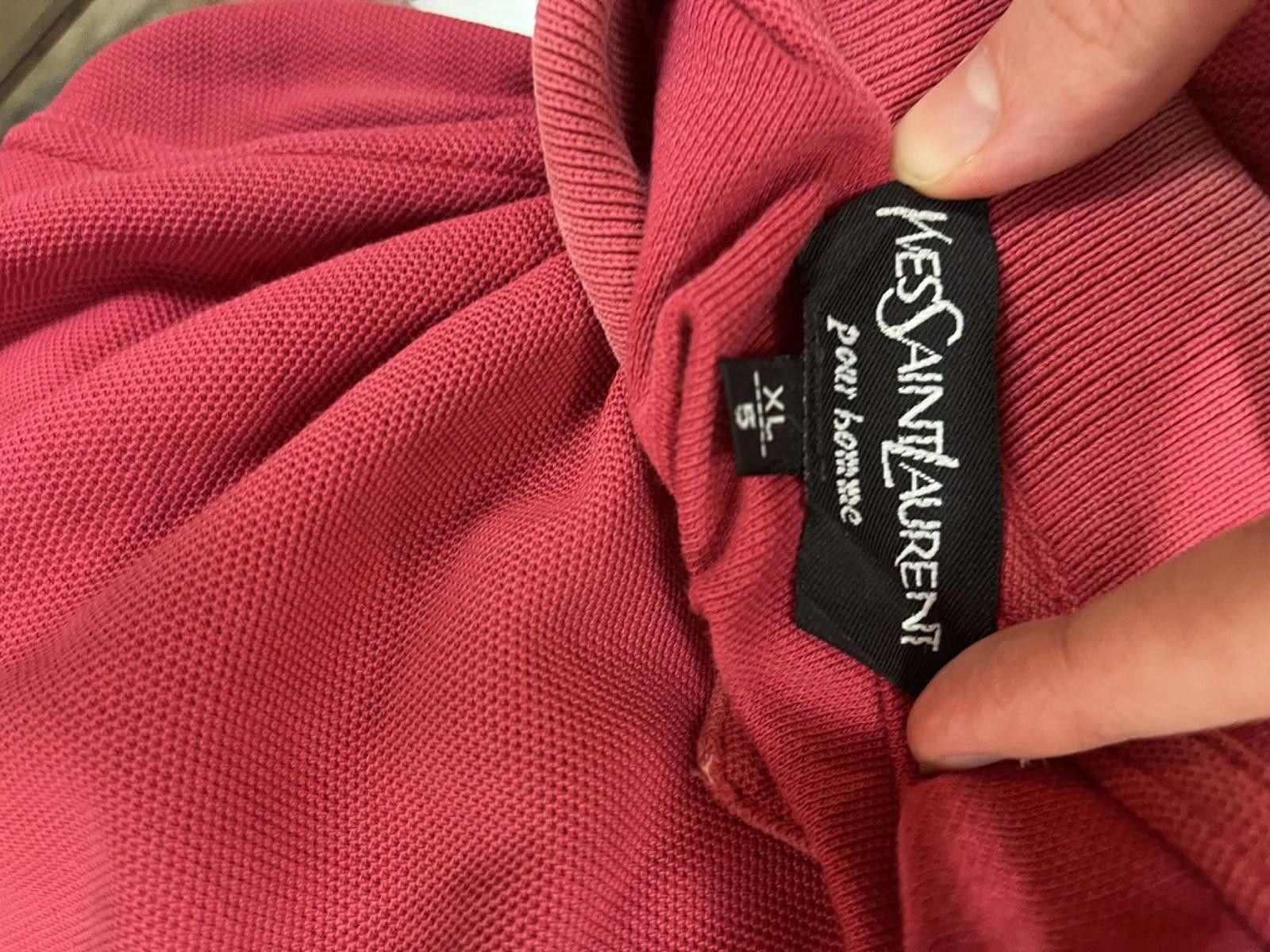 Yves Saint Laurent Yves Saint Laurent - Classic Red Polo Shirt Size US M / EU 48-50 / 2 - 7 Thumbnail