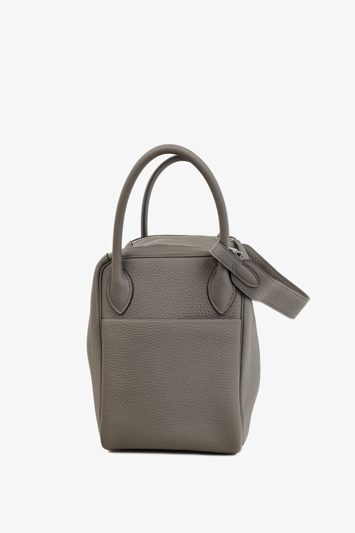 Hermes Hermes Lindy 30 Gris Etain Taurillon PHW Shoulder Bag Size ONE SIZE - 3 Thumbnail