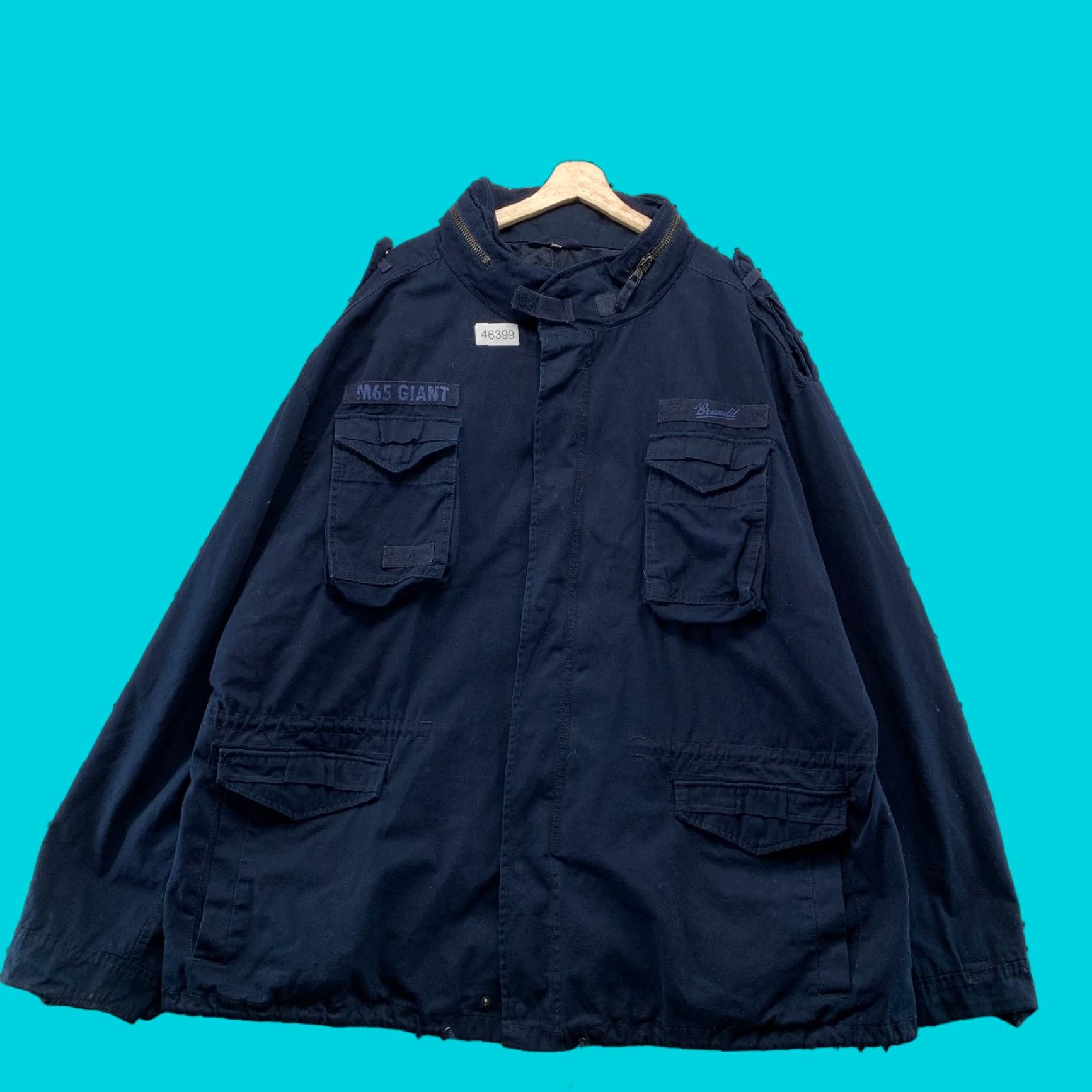 Vintage Brandit M65 Giant Military Jacket Mens 6XL Navy Blue Field Coat Heavyweight Jacket Mens 6XL Navy Blue Military Jacket Field Coat Heavyweight Size US XXL / EU 58 / 5 - 1 Thumbnail