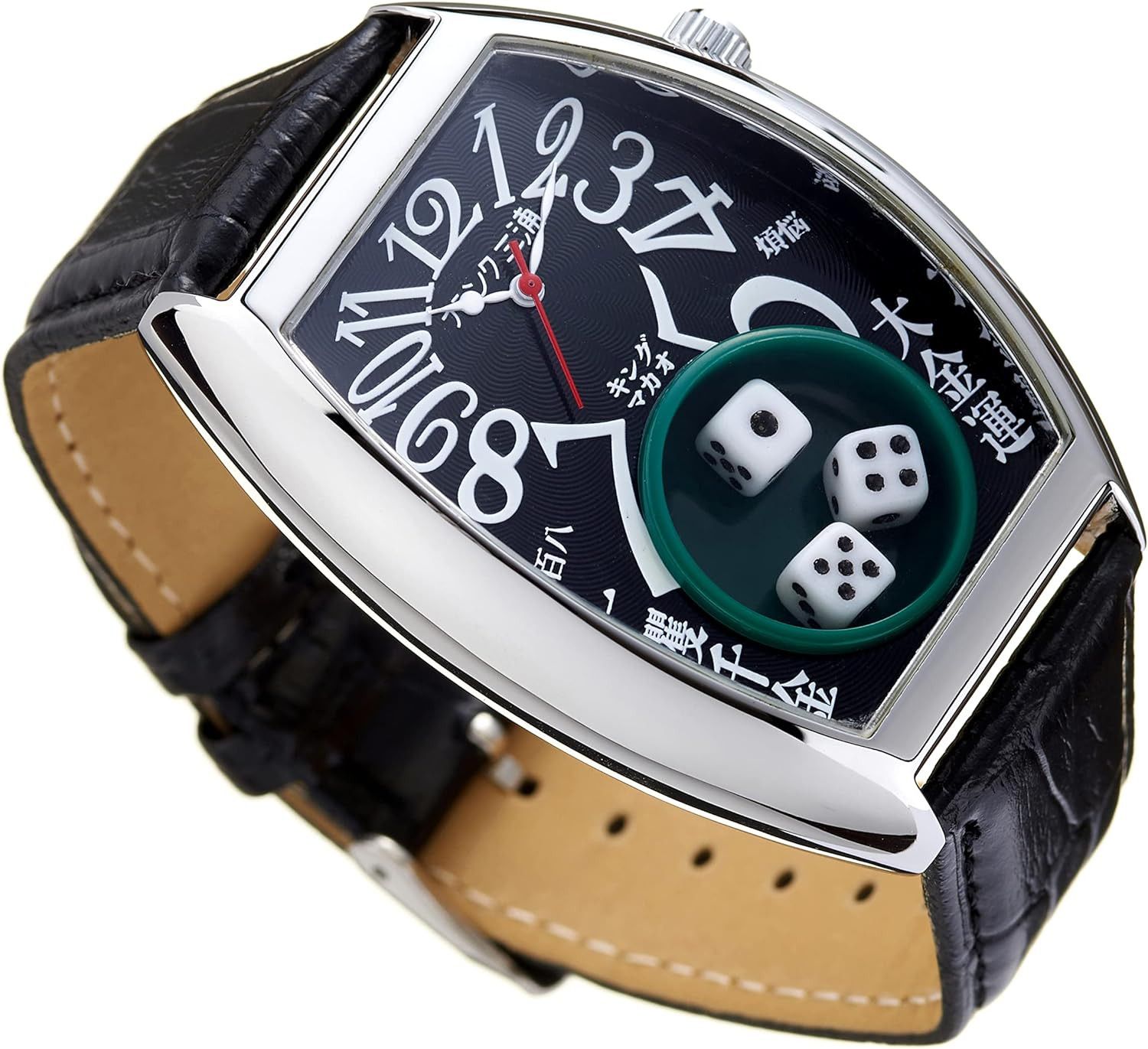 Japanese Brand Frank Miura Life's a Gamble Watch King Macau Dice black Size ONE SIZE - 2 Thumbnail