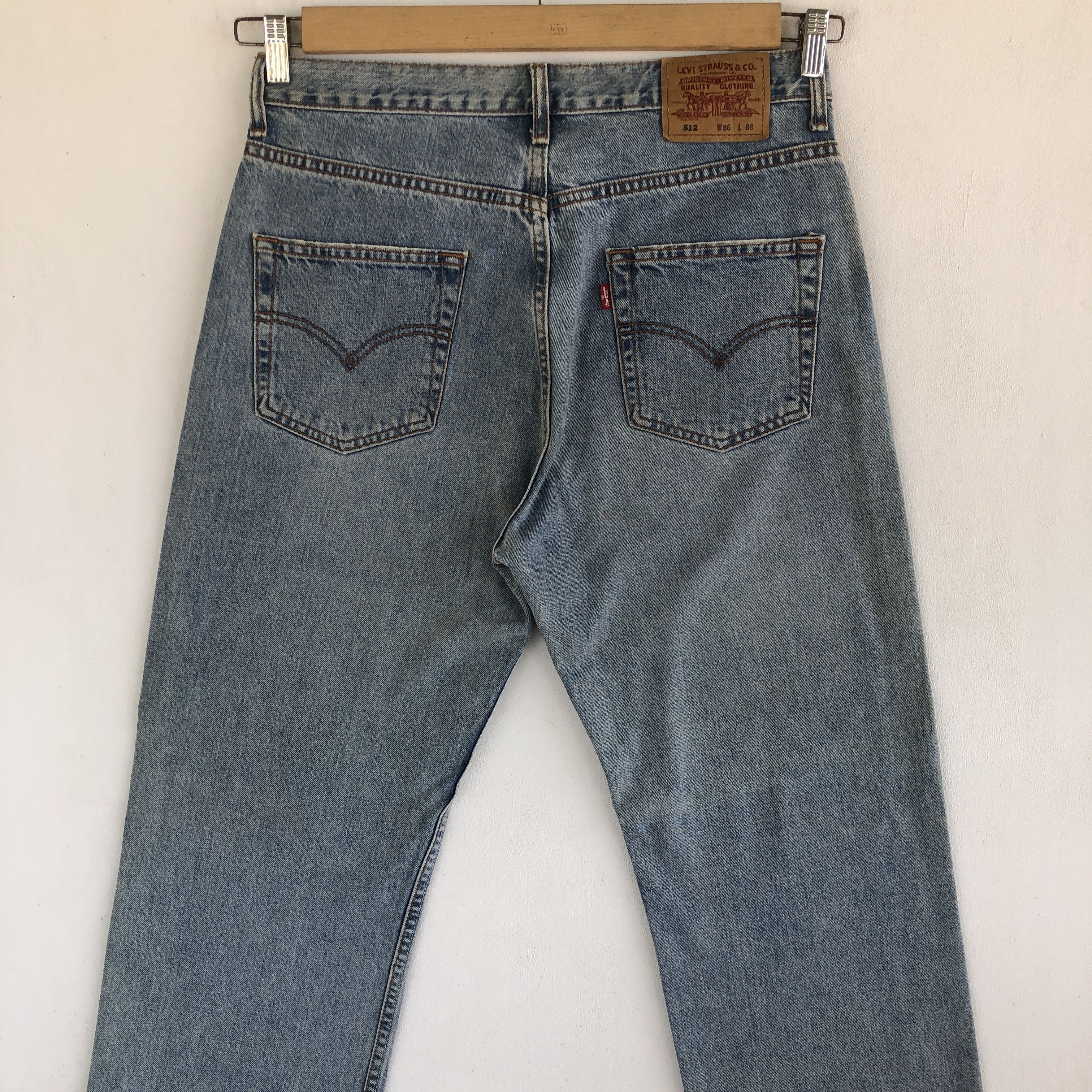 Levi's Vintage Levis Light Wash Jeans Levi's Sun Faded Denim Size US 32 / EU 48 - 4 Thumbnail