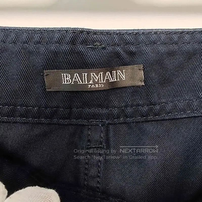 Balmain Balmain Men's Casual Navy Pants Large . Size US 34 / EU 50 - 3 Thumbnail