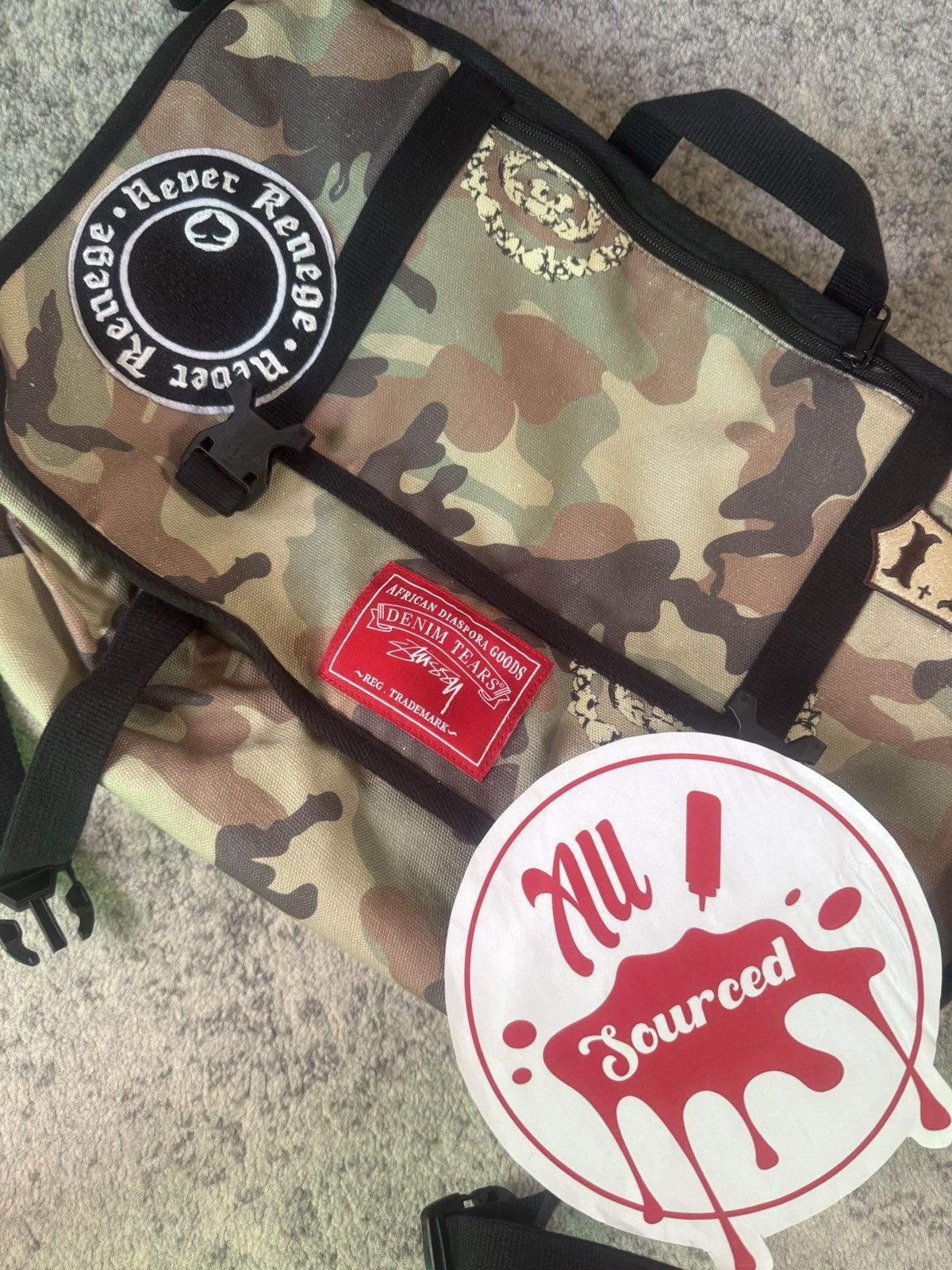 Stussy x Denim Tears Messenger Bag - tianchih.com