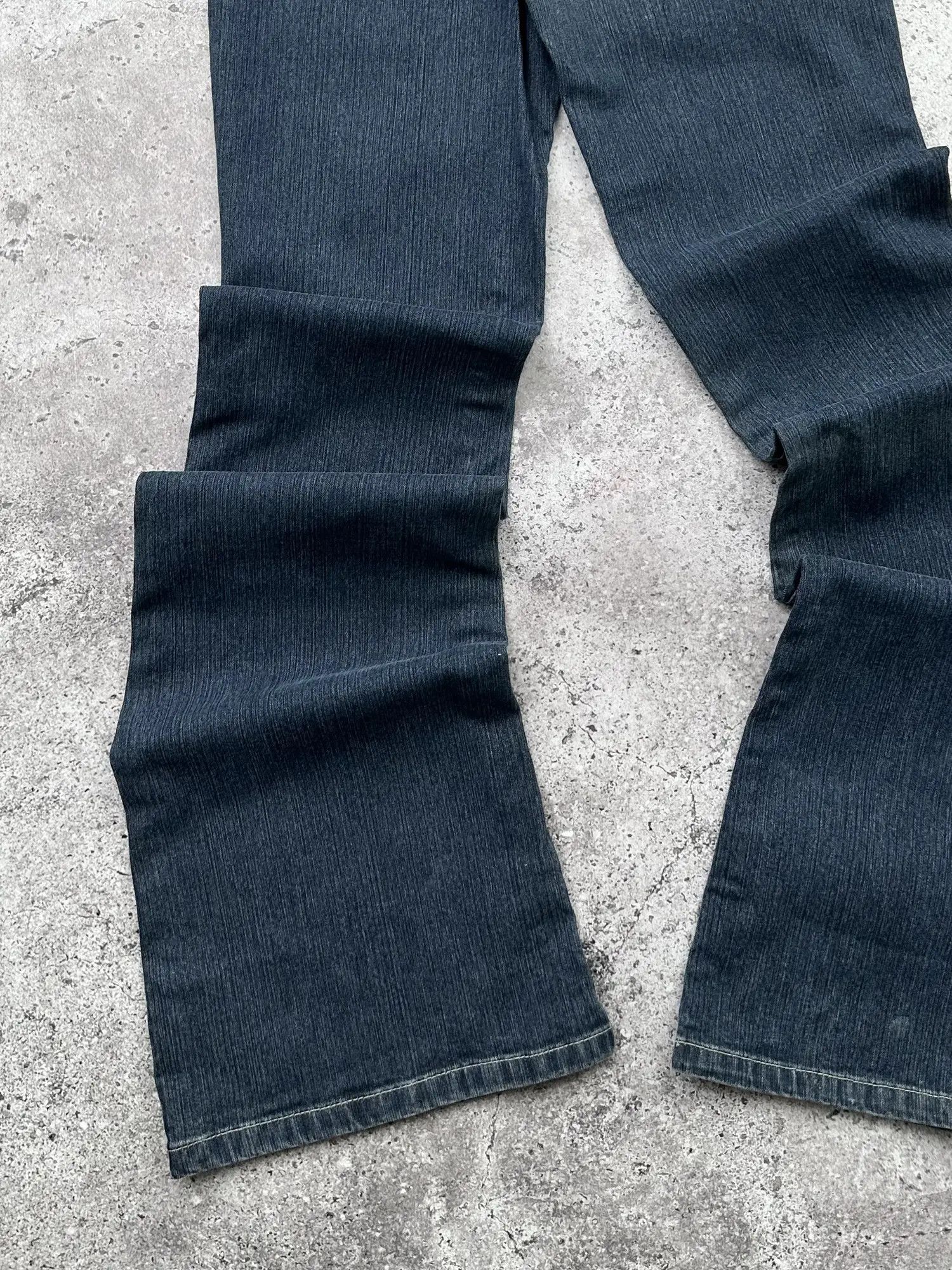 Vintage Vintage Basic Flare Jeans C406(V367) Size 24" / US 00 / IT 34 - 7 Thumbnail