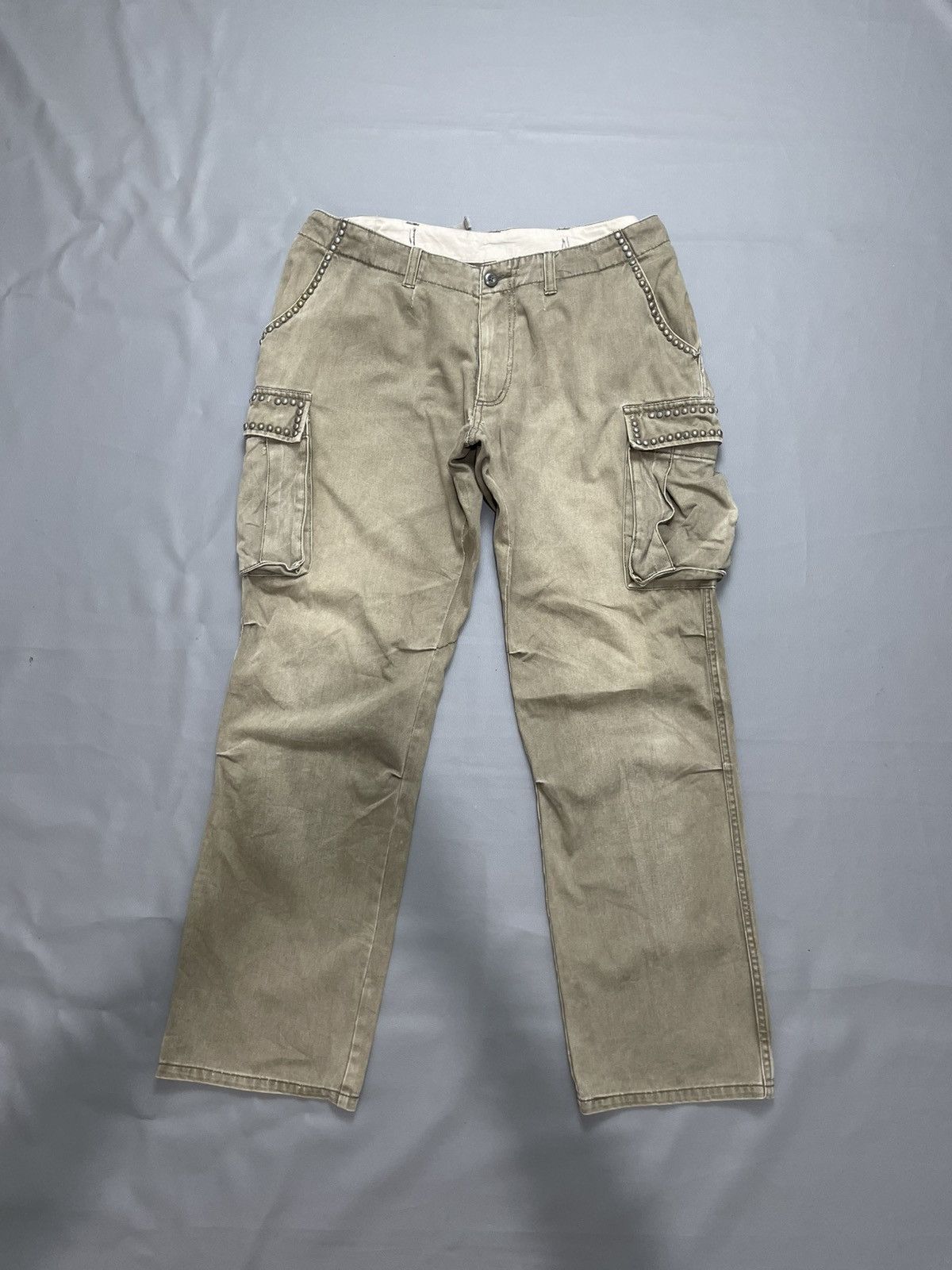 If Six Was Nine Japanese Brand bondage Studded cargo Pants Seditionaries Size US 36 / EU 52 - 1 Thumbnail