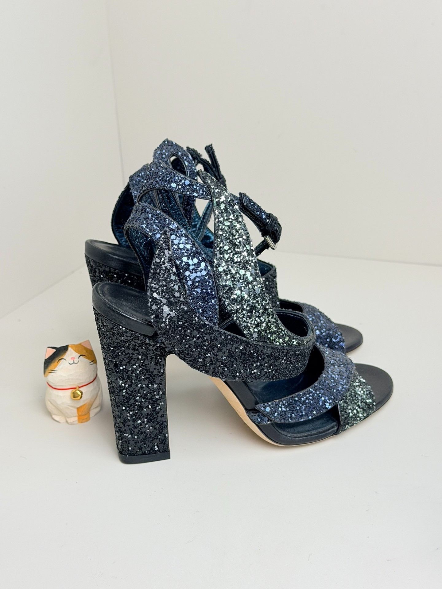 Jimmy Choo Jimmy Choo Black Sandals us_7 Women Size US 7 / IT 37 - 1 Thumbnail