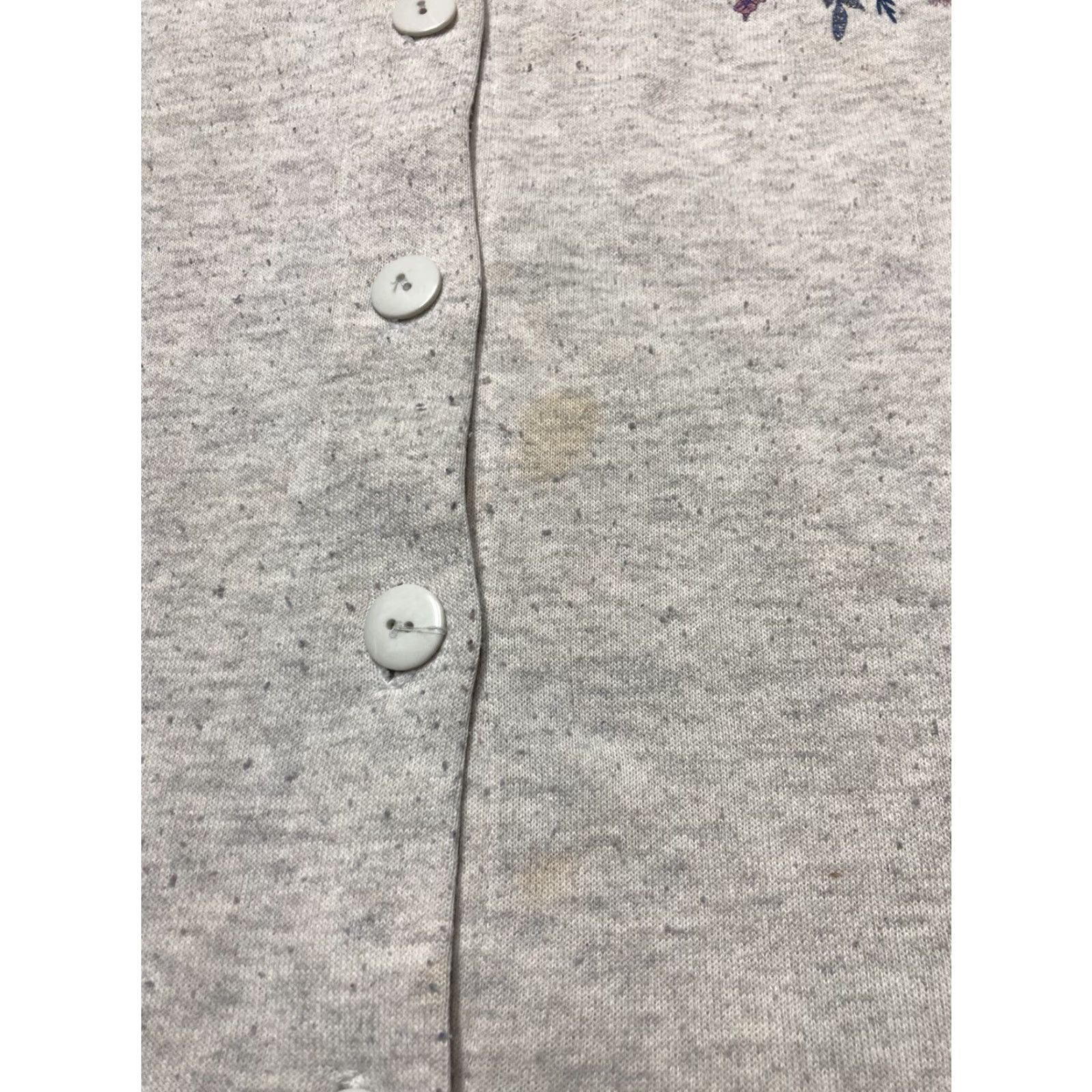 Sunflower VINTAGE Cardigan Sweater Button Flower Morning Sun Yellow XL Women Adults Size XL / US 12-14 / IT 48-50 - 3 Thumbnail