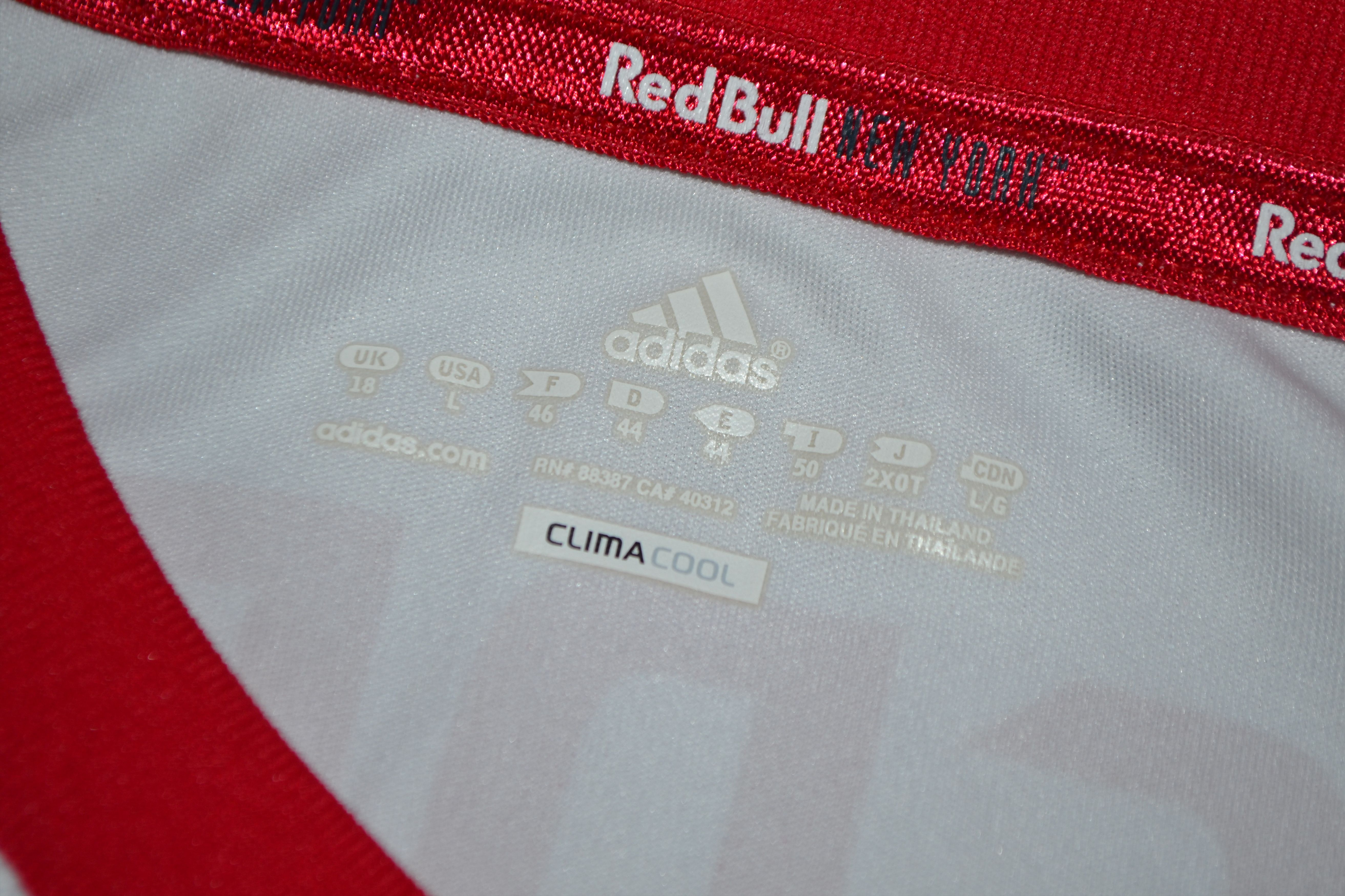 Adidas New York Red Bulls Home football shirt 2011 2012 Jersey Size L / US 10 / IT 46 - 3 Thumbnail