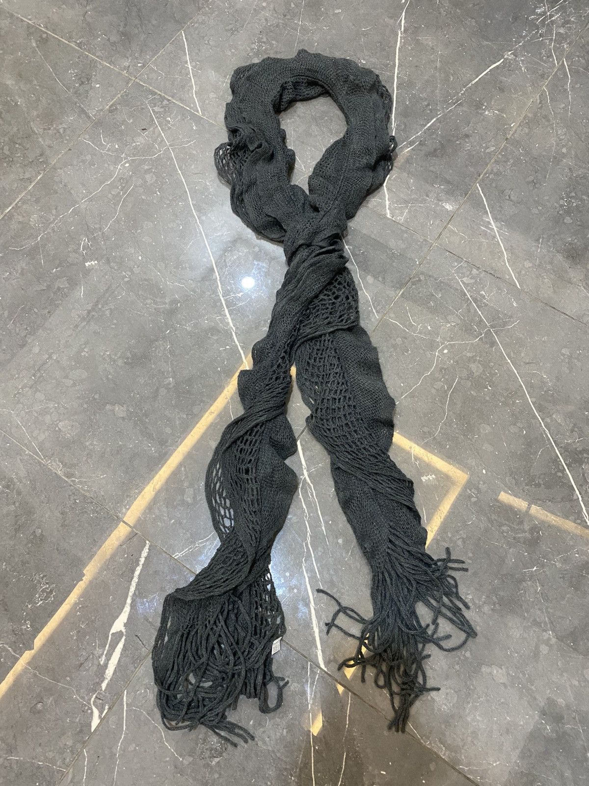 If Six Was Nine Japanese scarf long knitted kmrii goa avantgarde Size ONE SIZE - 4 Thumbnail