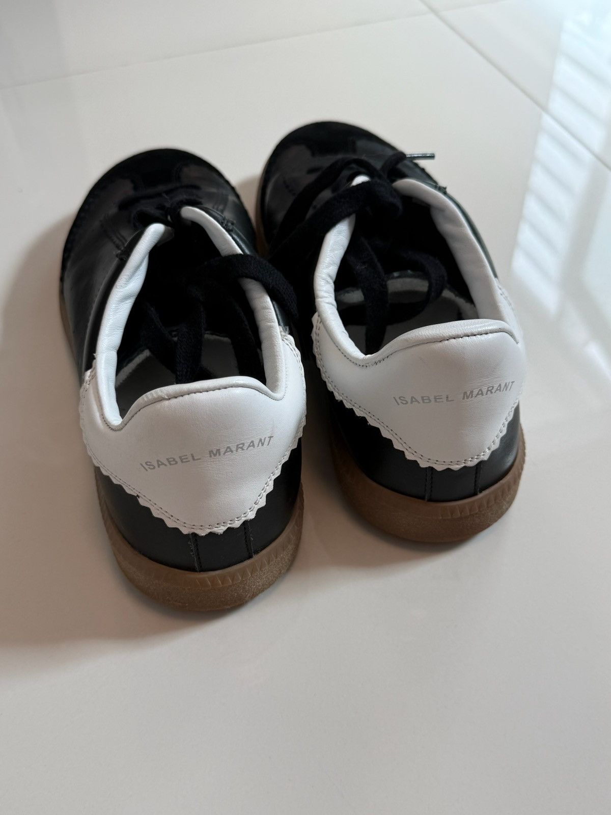 Isabel Marant Black leather sneakers Isabel marant Size US 9 / EU 42 - 3 Thumbnail