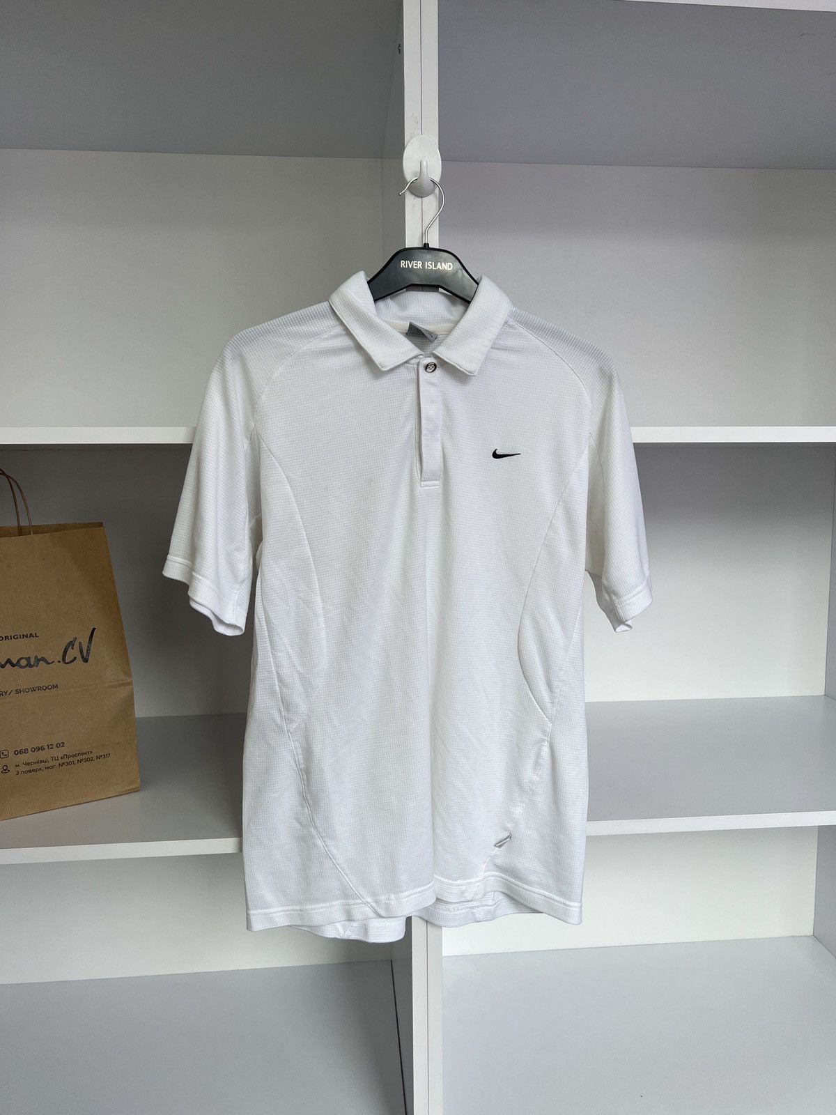 Nike × Vintage Vintage Nike Dri Fit Tennis Jersey Size US L / EU 52-54 / 3 - 3 Thumbnail