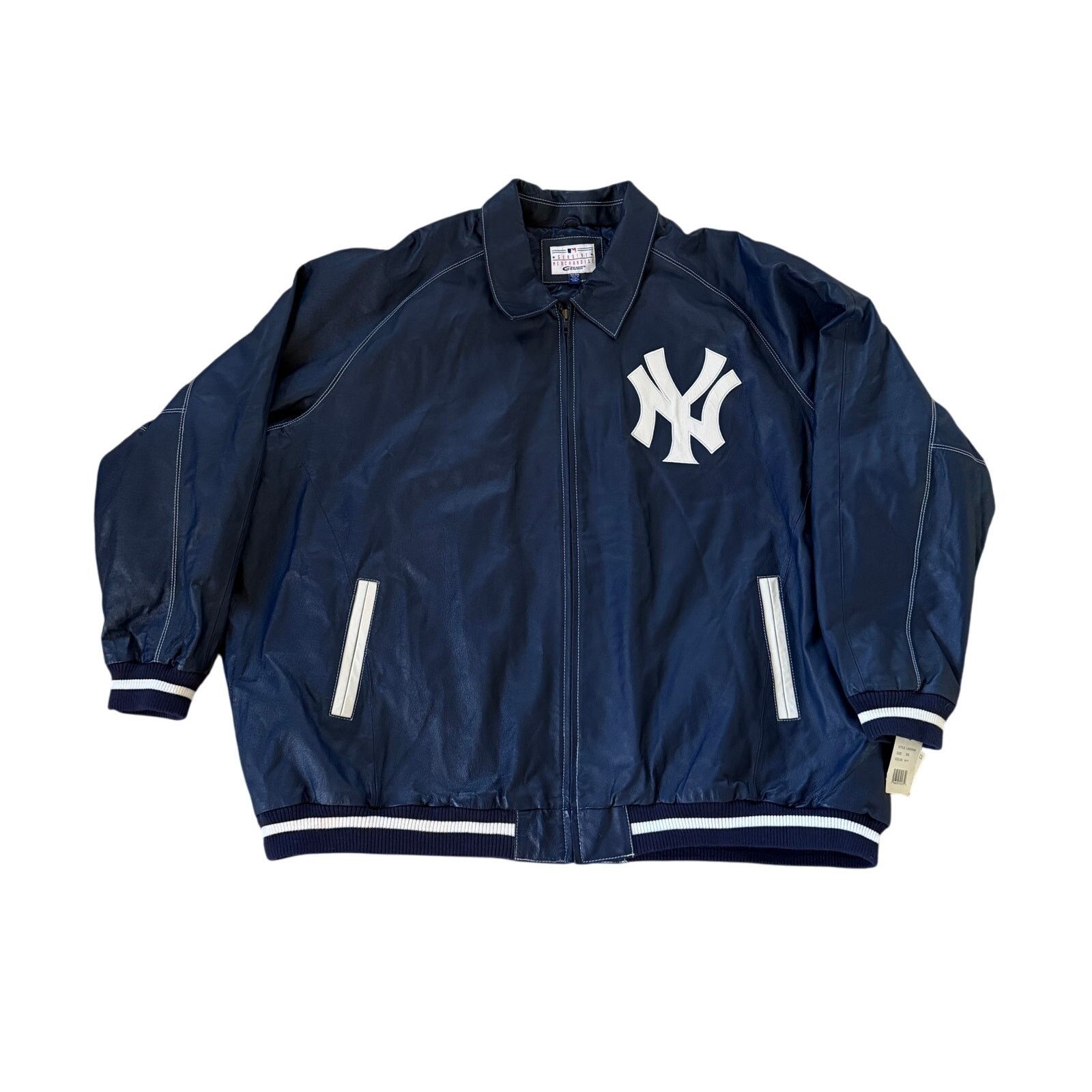 Yankees Leather Jacket | Grailed