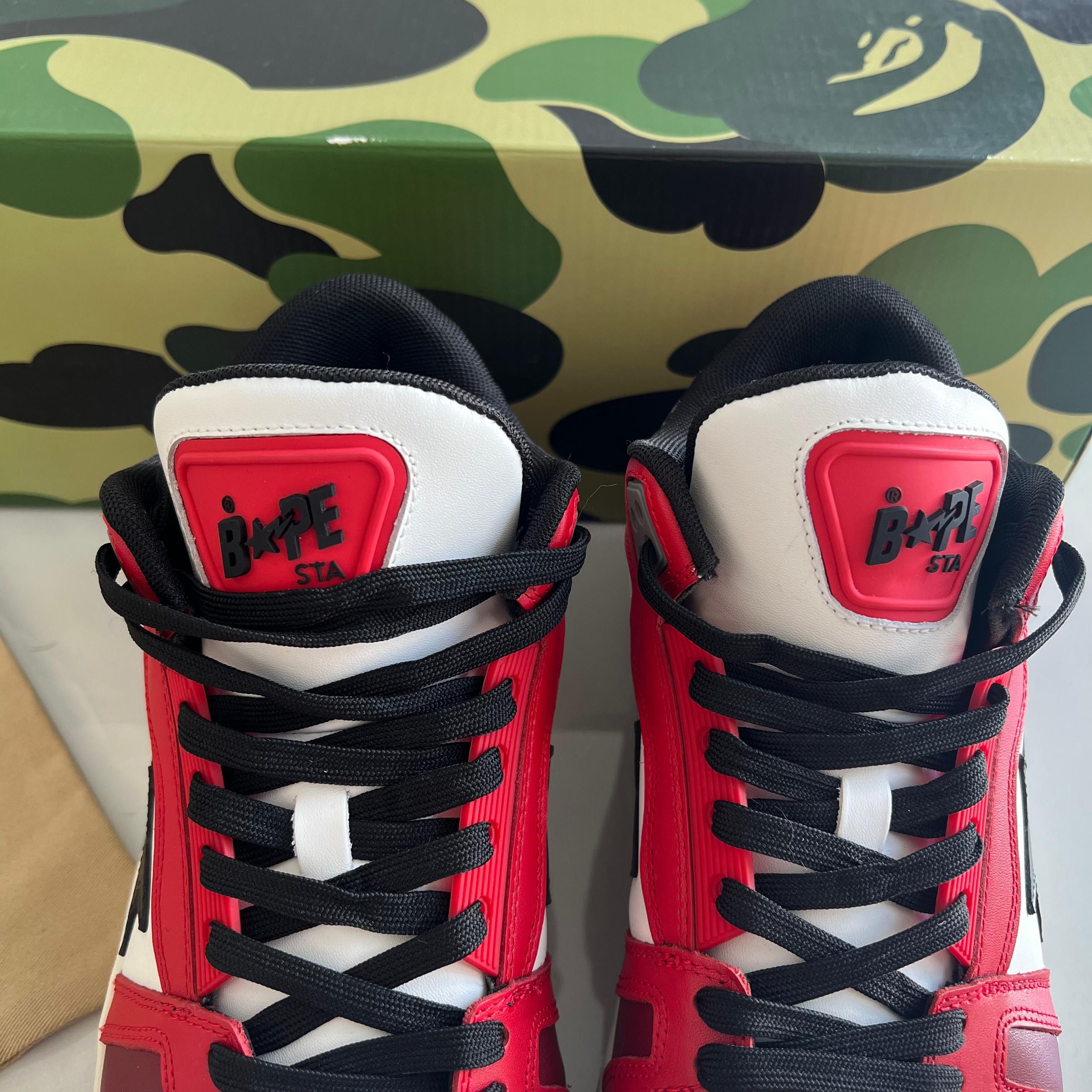 Bape Bape Clutch Sta Chicago Red/White 2023 Size US 10 / EU 43 - 5 Thumbnail