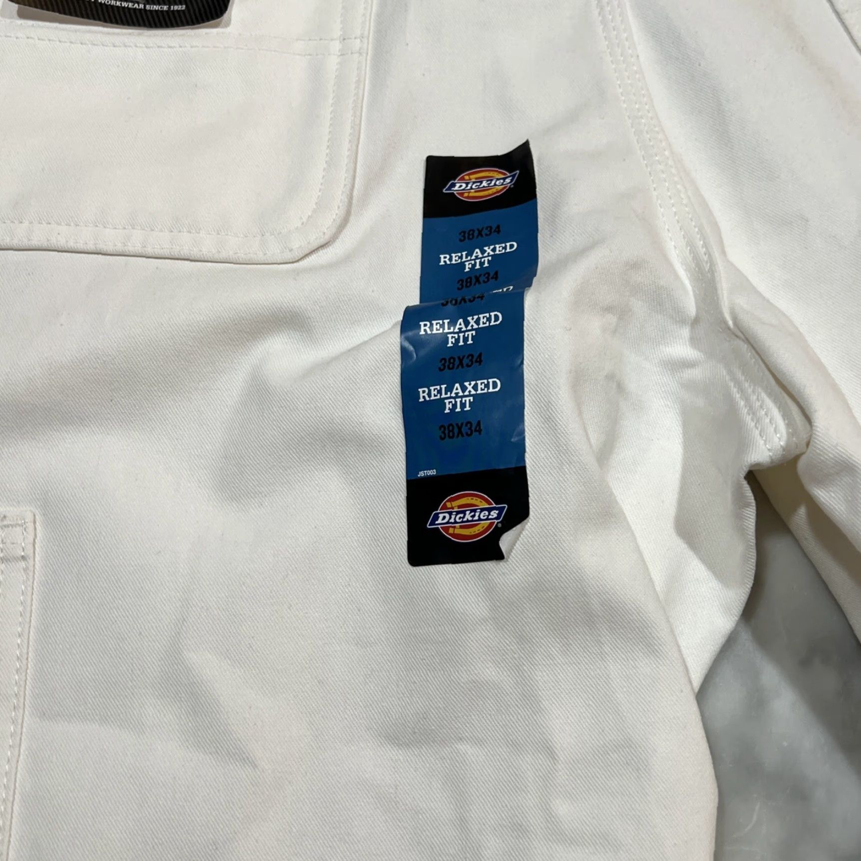 Dickies Dickies Utility Pant Relaxed Fit Men 38x34 White Pockets & Loops Cargo NWT Size US 38 / EU 54 - 7 Thumbnail